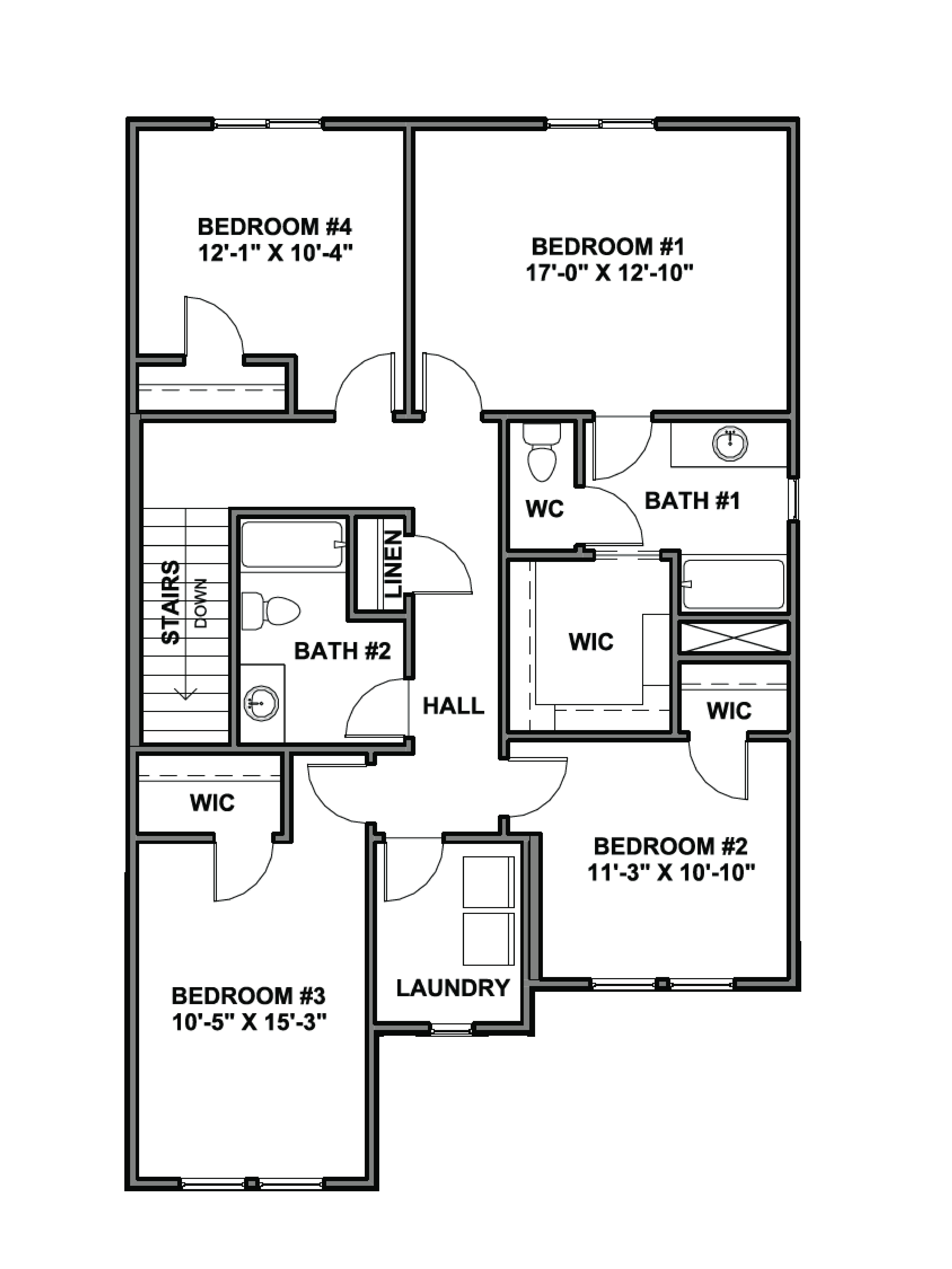 second floor of our dogwood plan in our montreux community in heber, utah