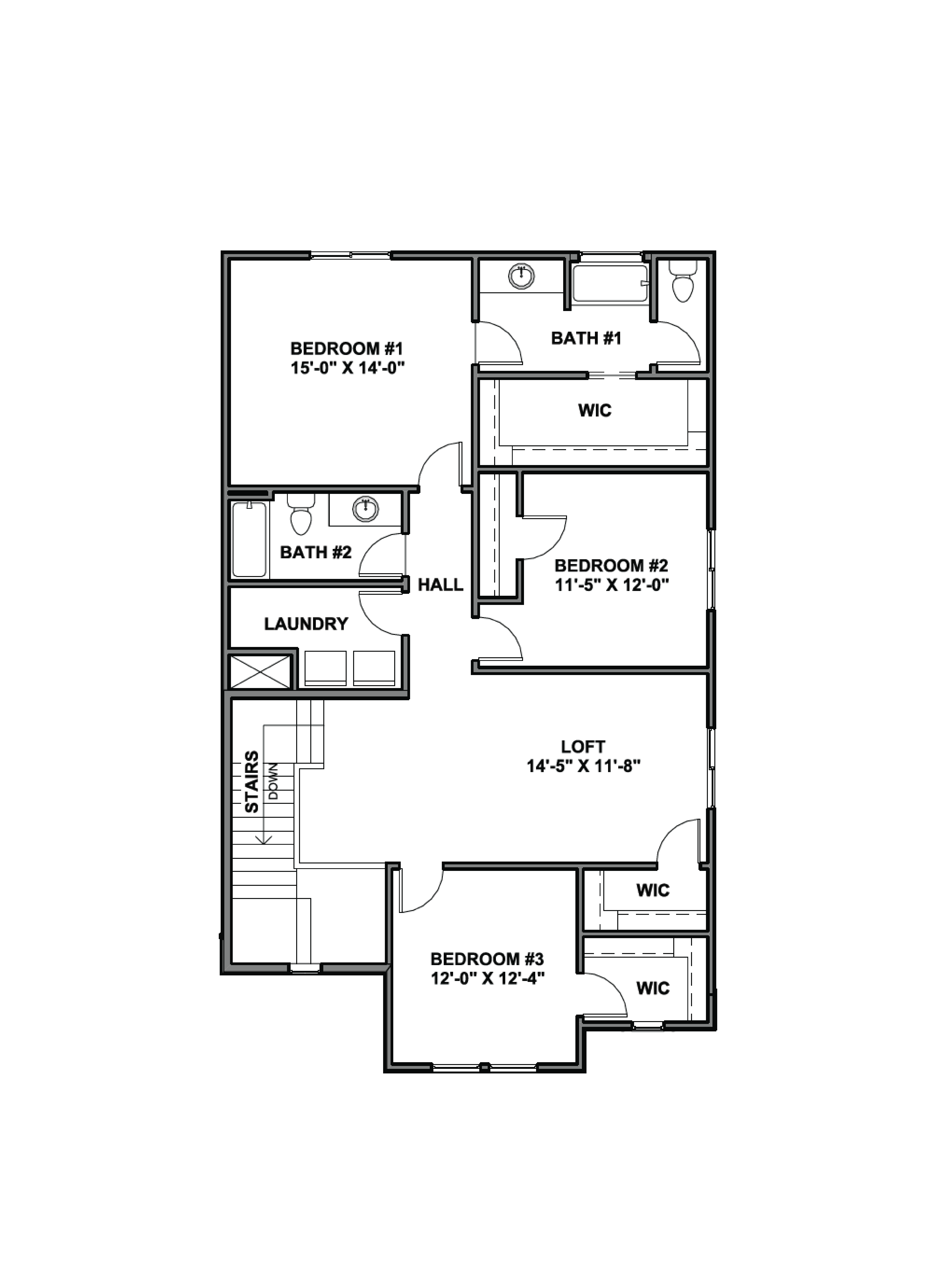 second floor of our dogwood plan in our montreux community in heber, utah