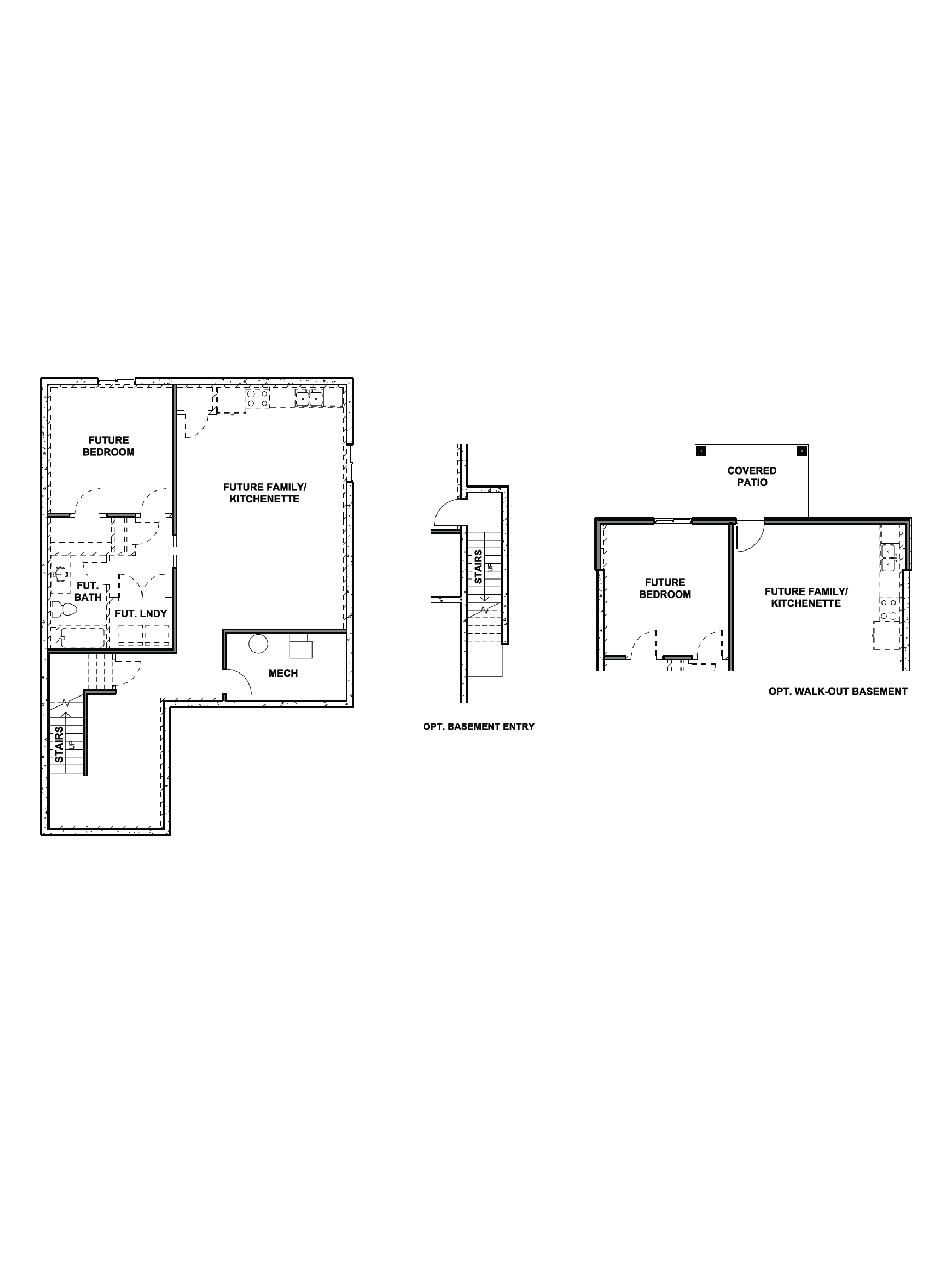basement level of our willow plan in our montreux community in heber, utah
