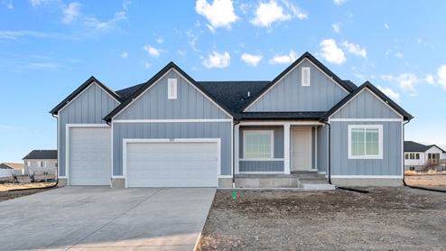 oakley farmhouse exterior new homes for sale in erda