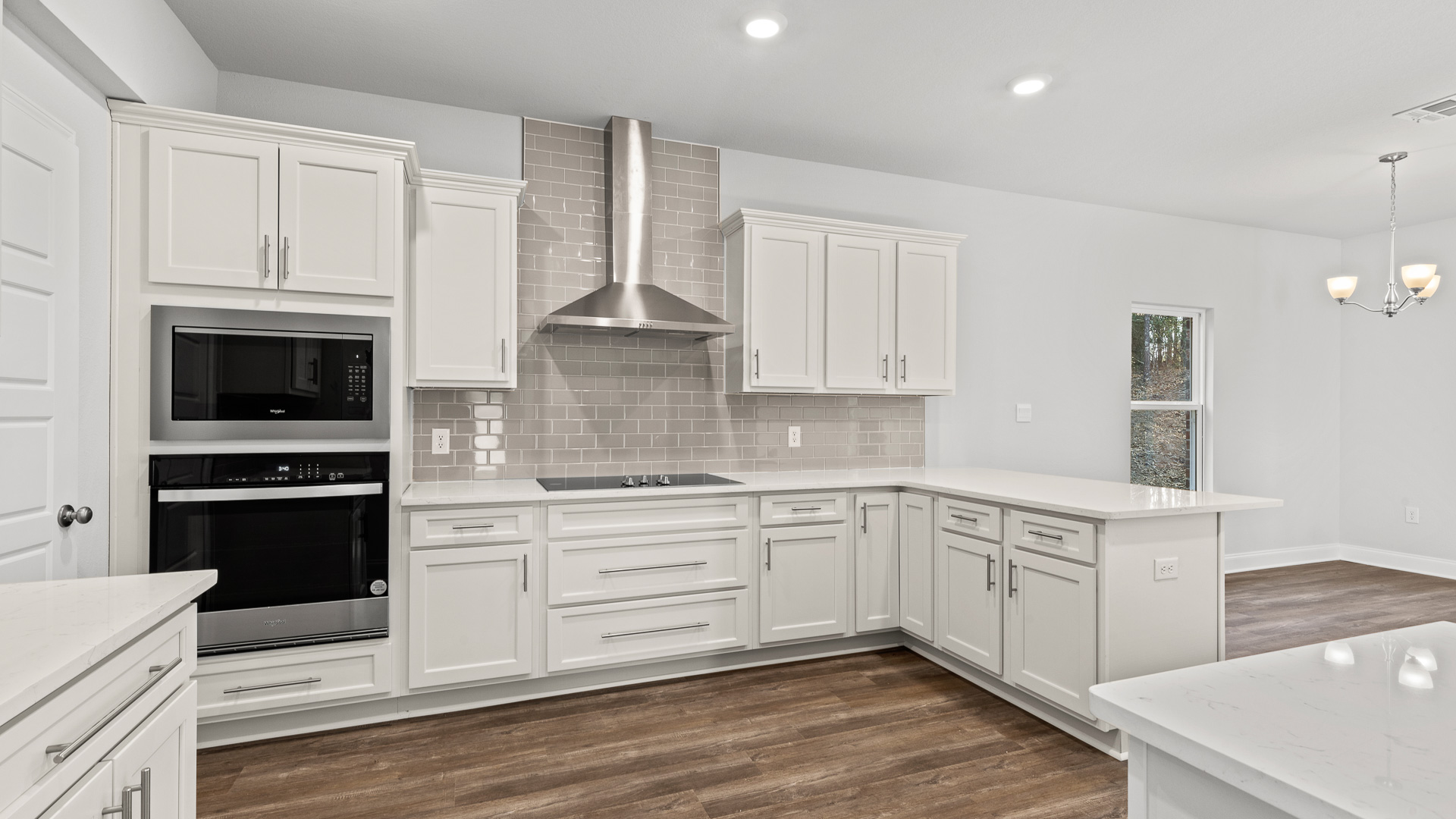 Spacious kitchen area