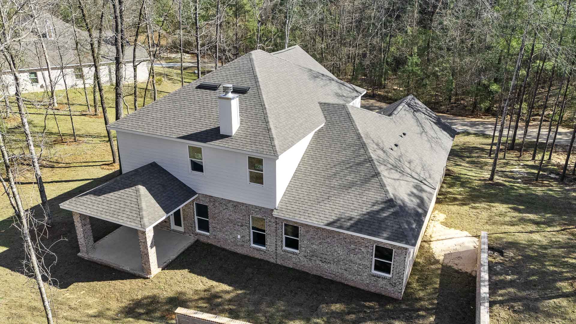 The Eleanor back elevation of the home at Worthington.