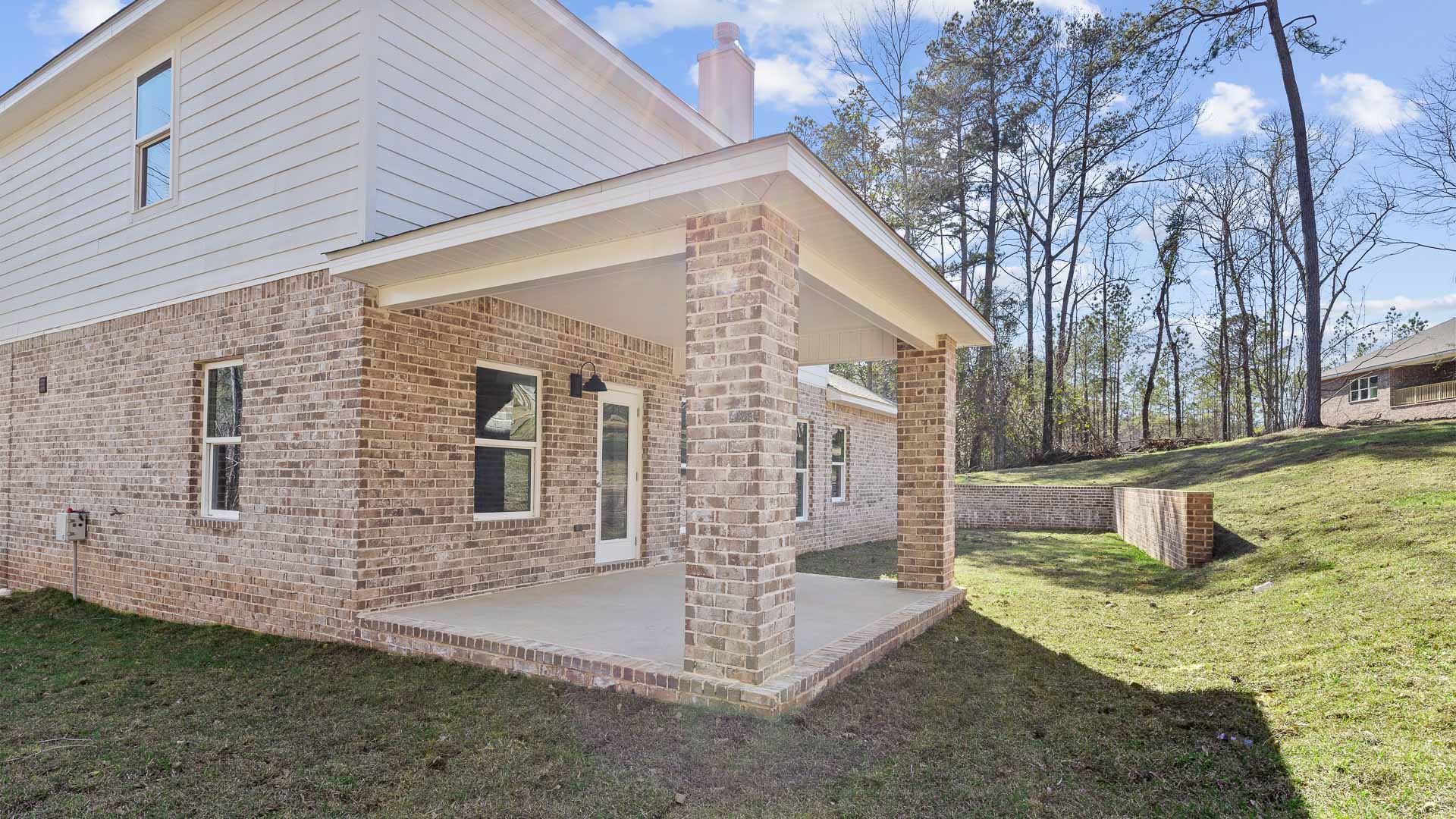 The Eleanor view of the porch of the home at Worthington.