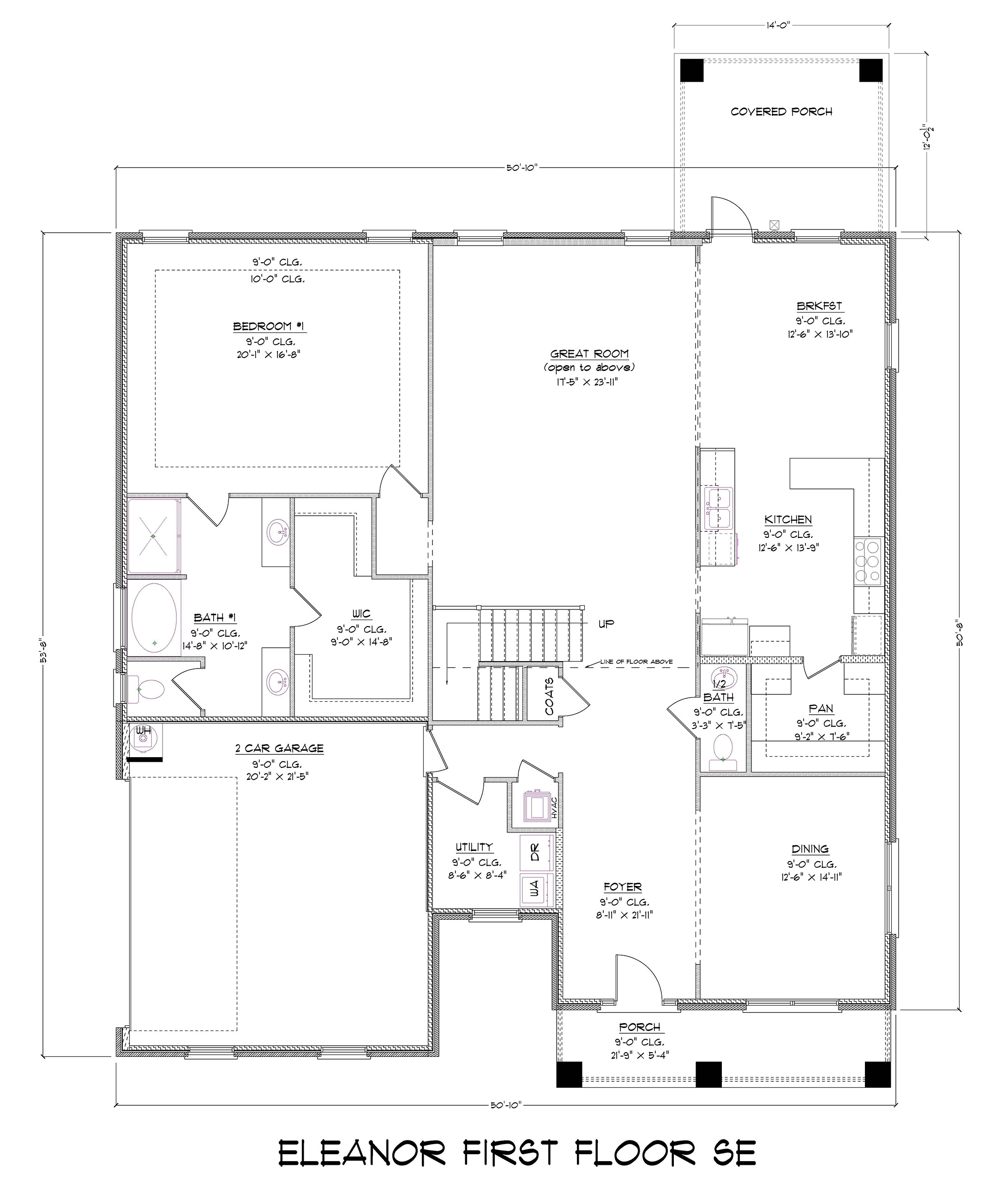 Eleanor Side Entry Floor plan