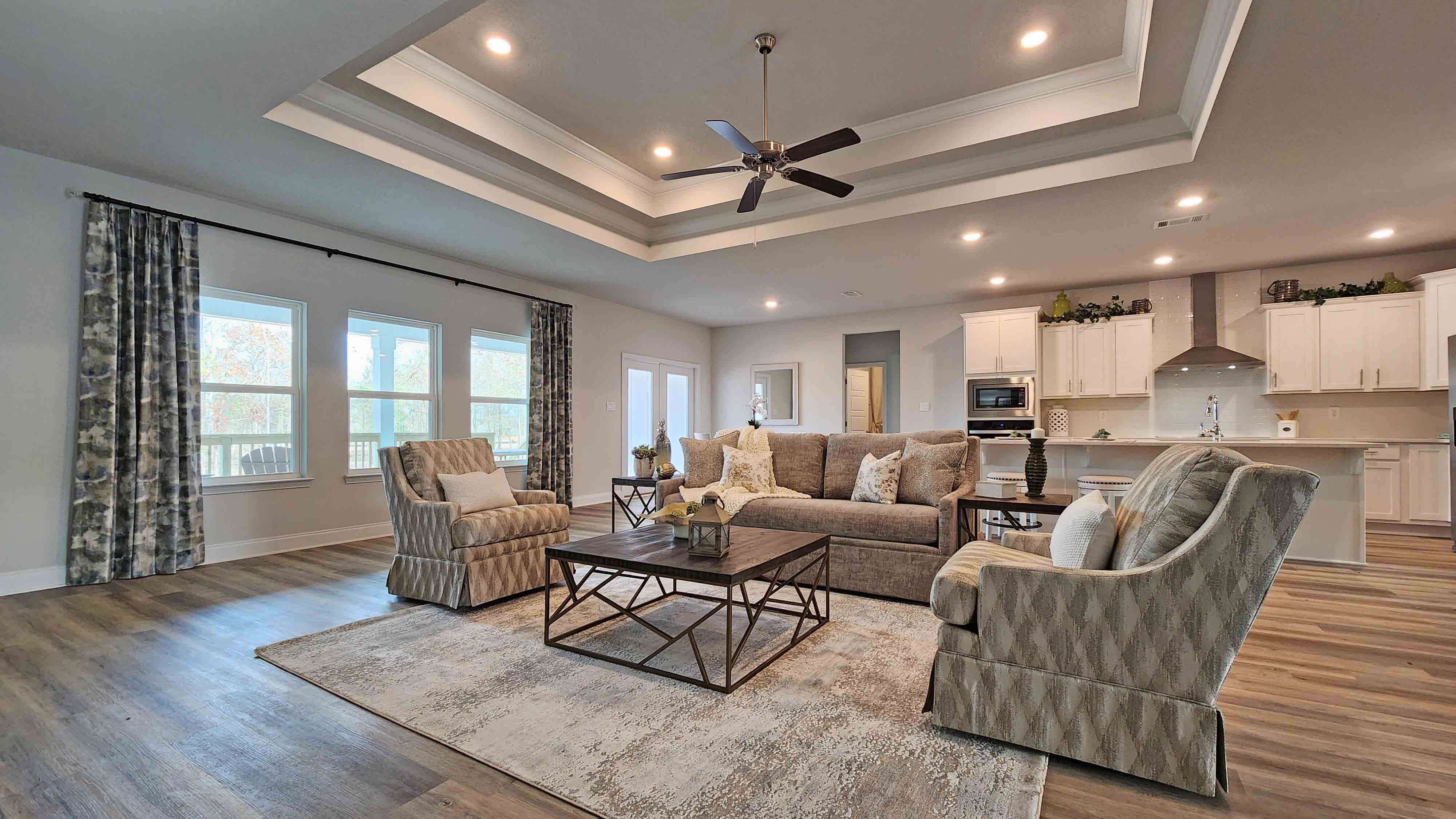 Living area inside the Mckenzie