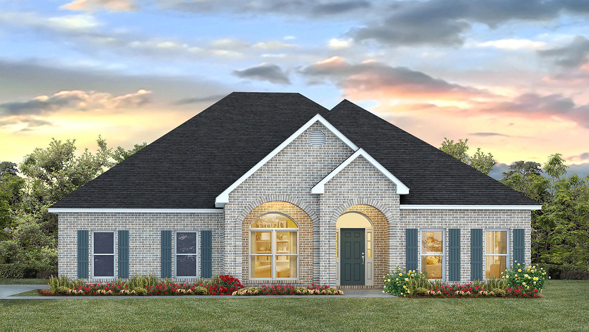 Floor Plan in Worthington at Bent Creek Hattiesburg, MS D.R. Horton