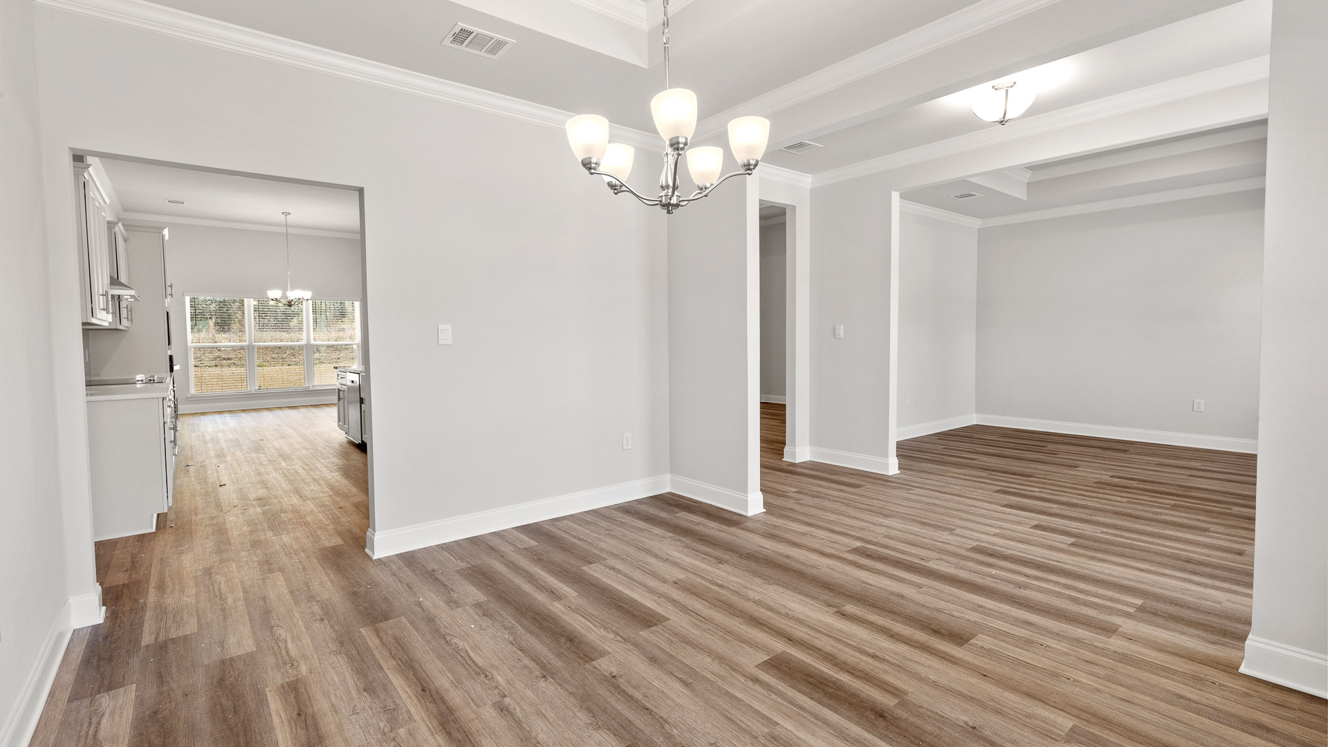 Bright and airy open floor