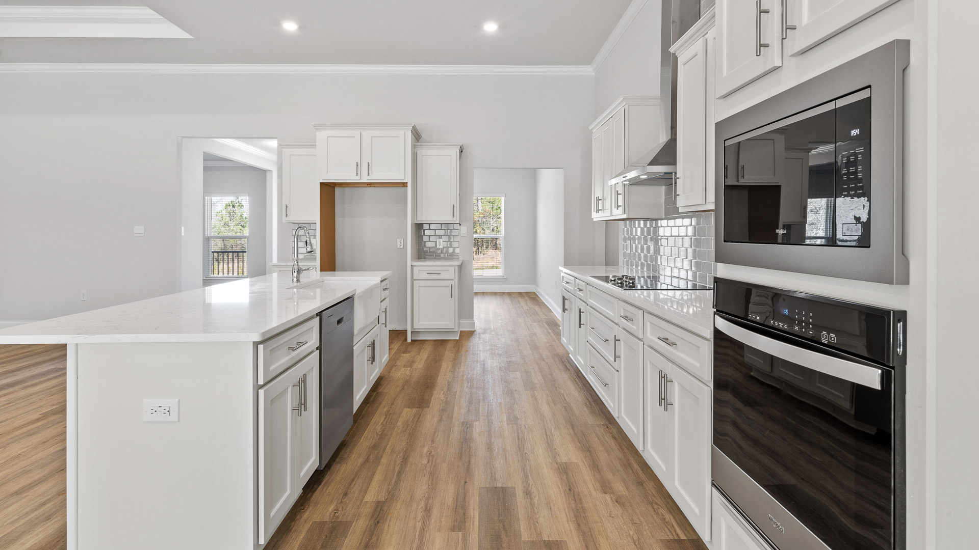 Sleek appliances inside the Kingston