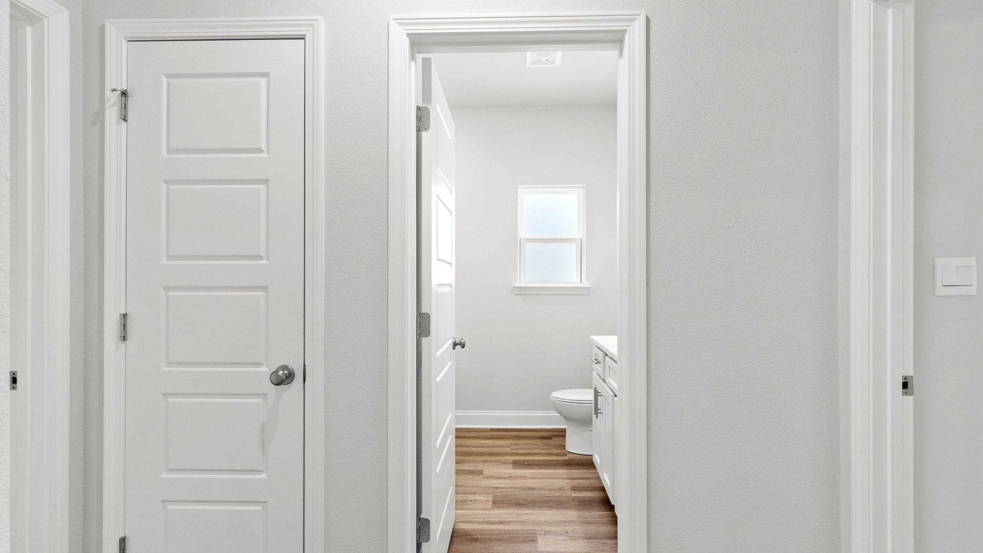 Hallway to additional bedrooms