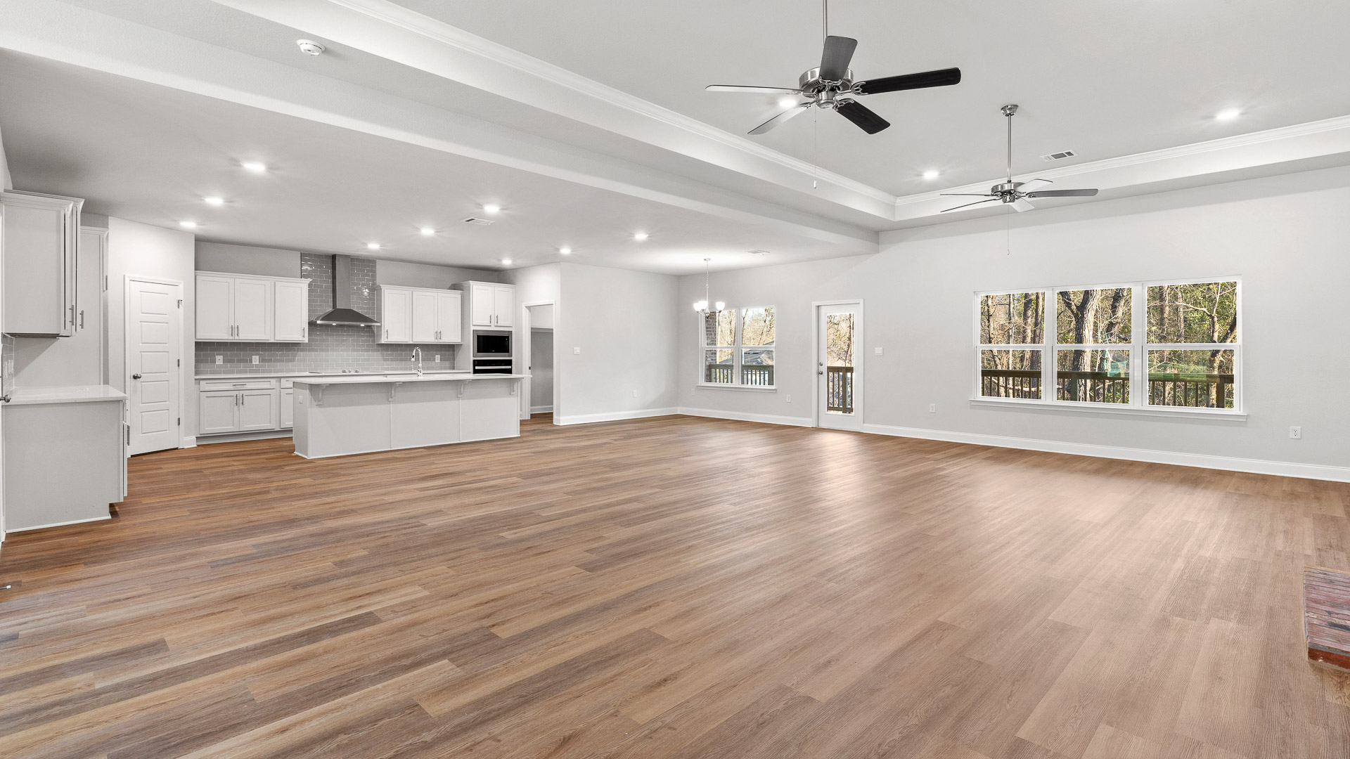 Open concept main area