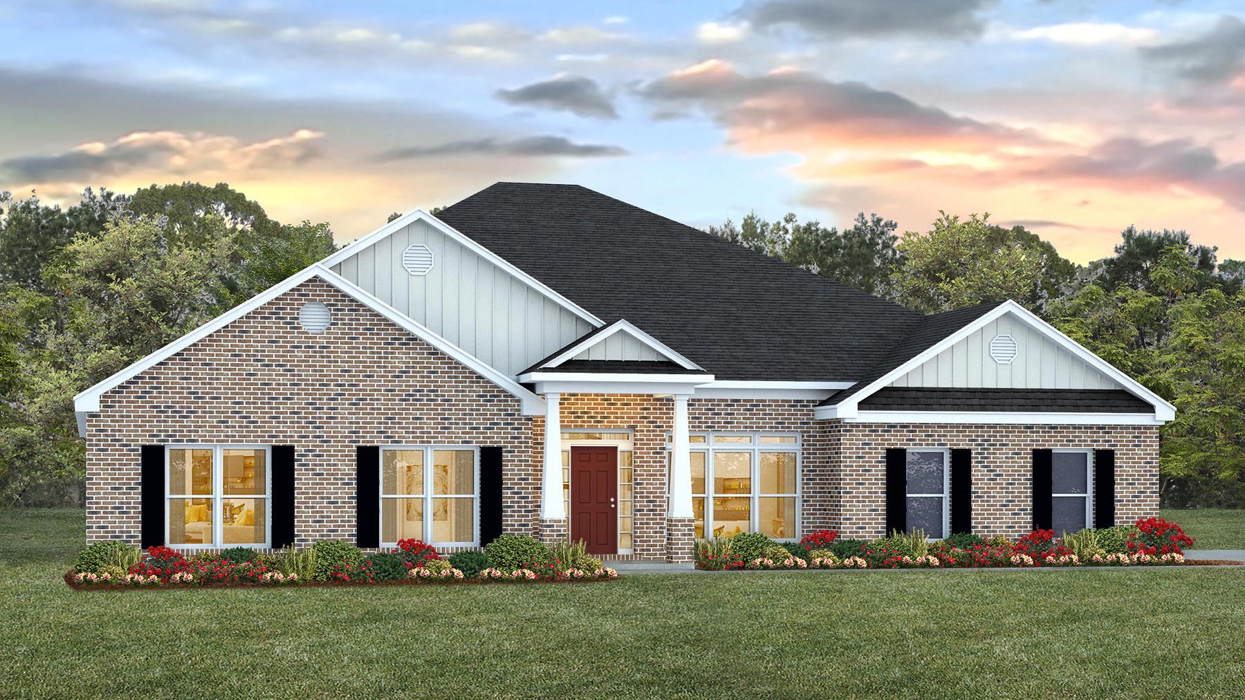 Floor Plan in Worthington at Bent Creek Hattiesburg, MS D.R. Horton