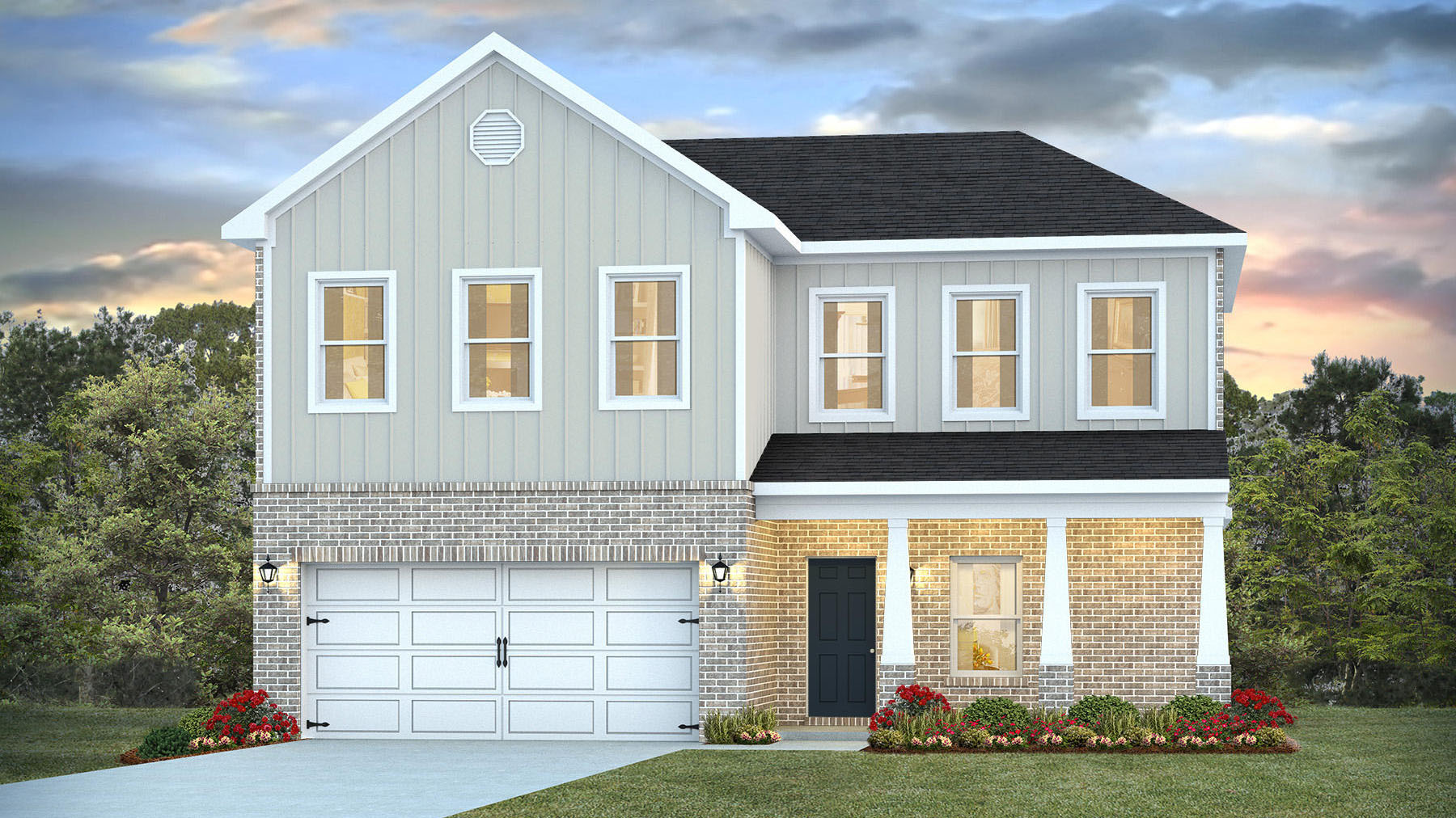 Floor Plan in Windmill Ridge D'Iberville, MS D.R. Horton