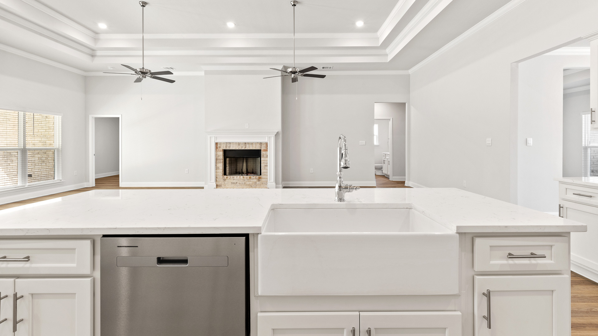 Kitchen in a new D.R. Horton home.
