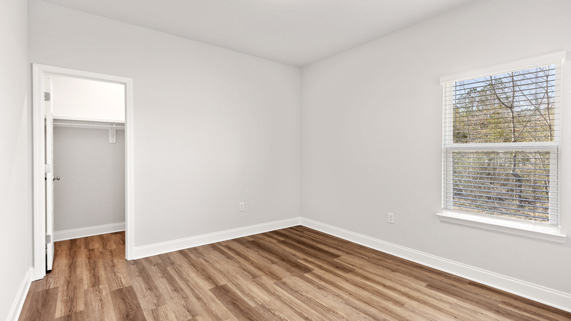 Guest bedroom in a Kingston floorplan.
