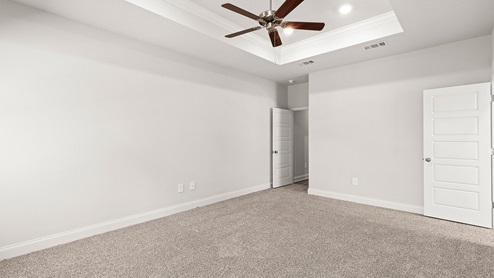 Spacious bedroom