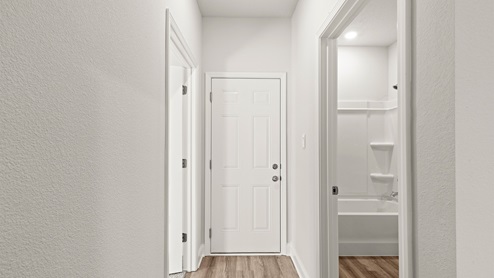 Spacious hallway