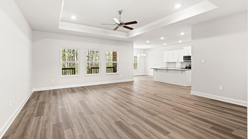 Main area with big bright windows