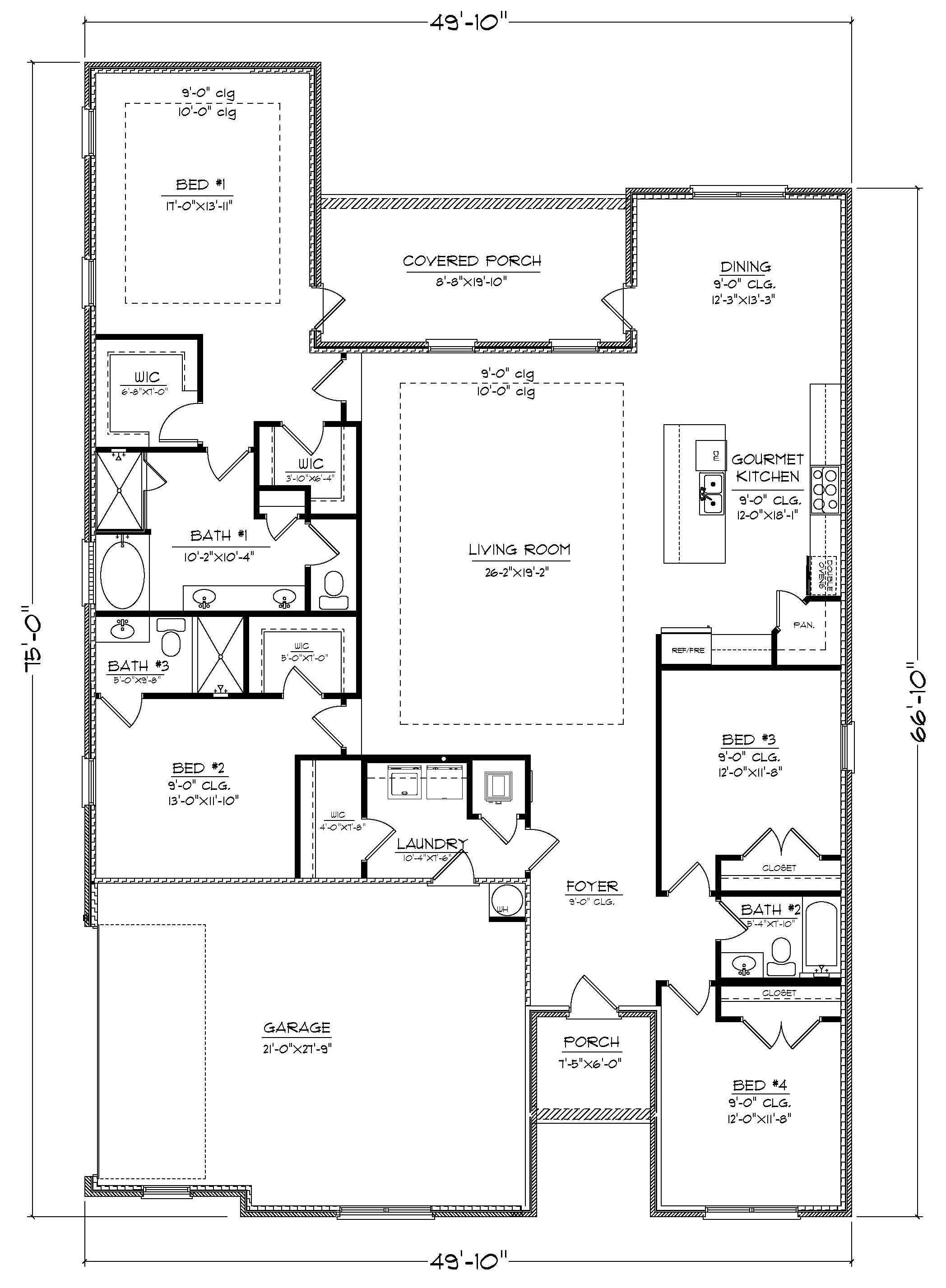 Floor Plan in Harrington Park Biloxi, MS D.R. Horton