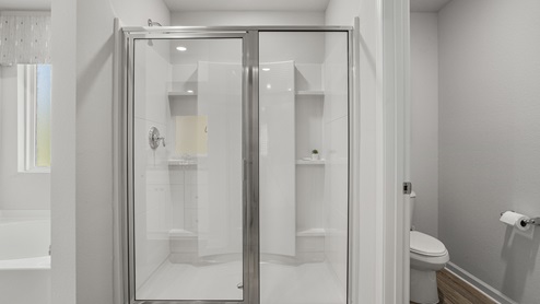 Luxurious walk in shower