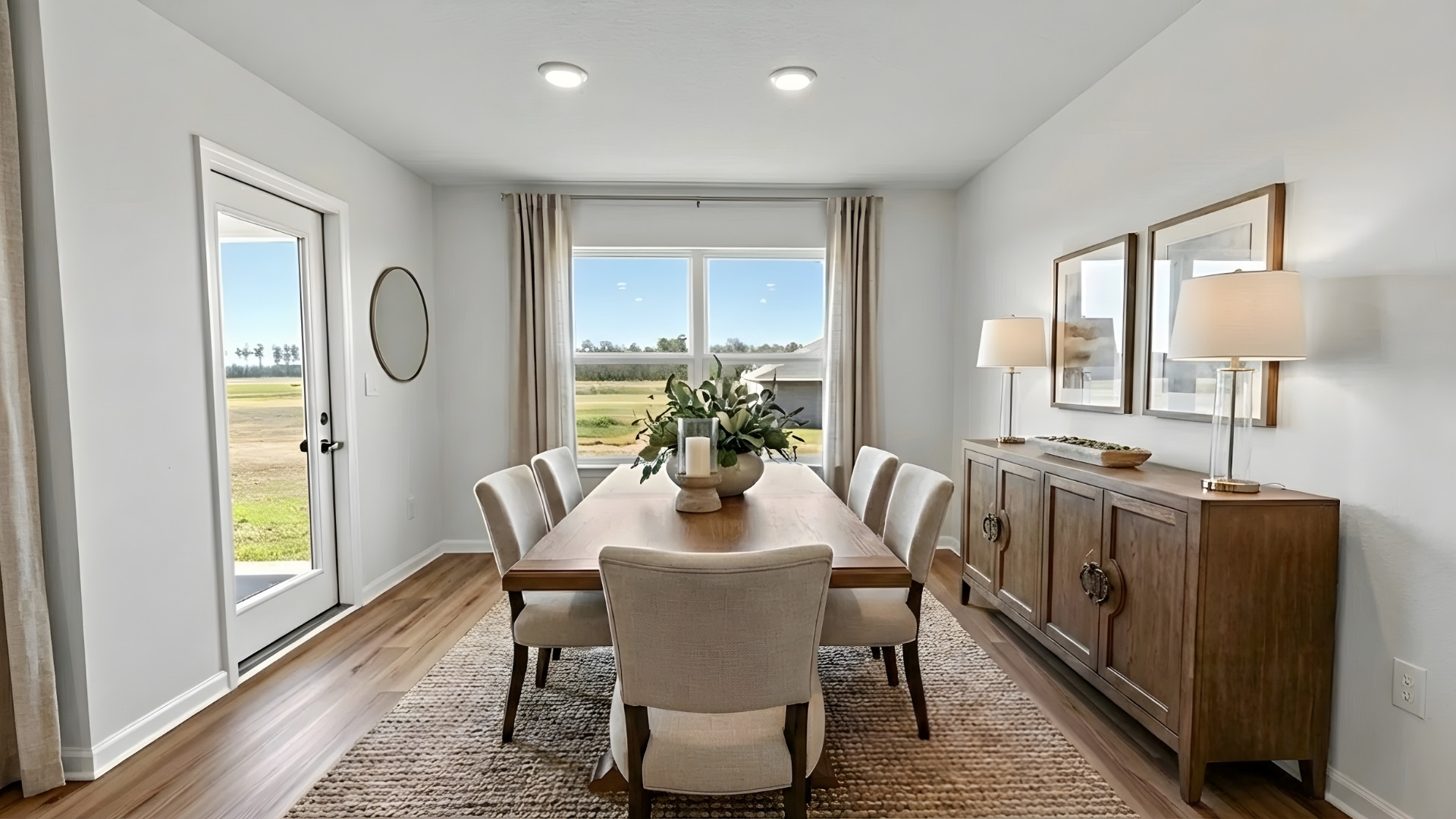 The Booth dining room.