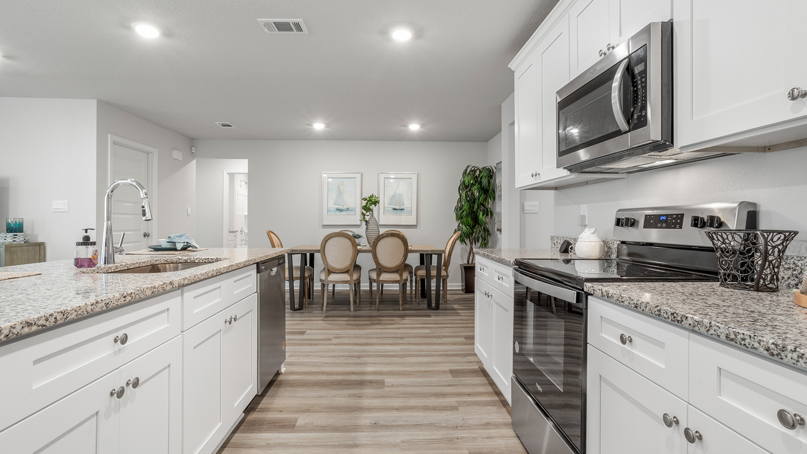 Sleek kitchen appliances