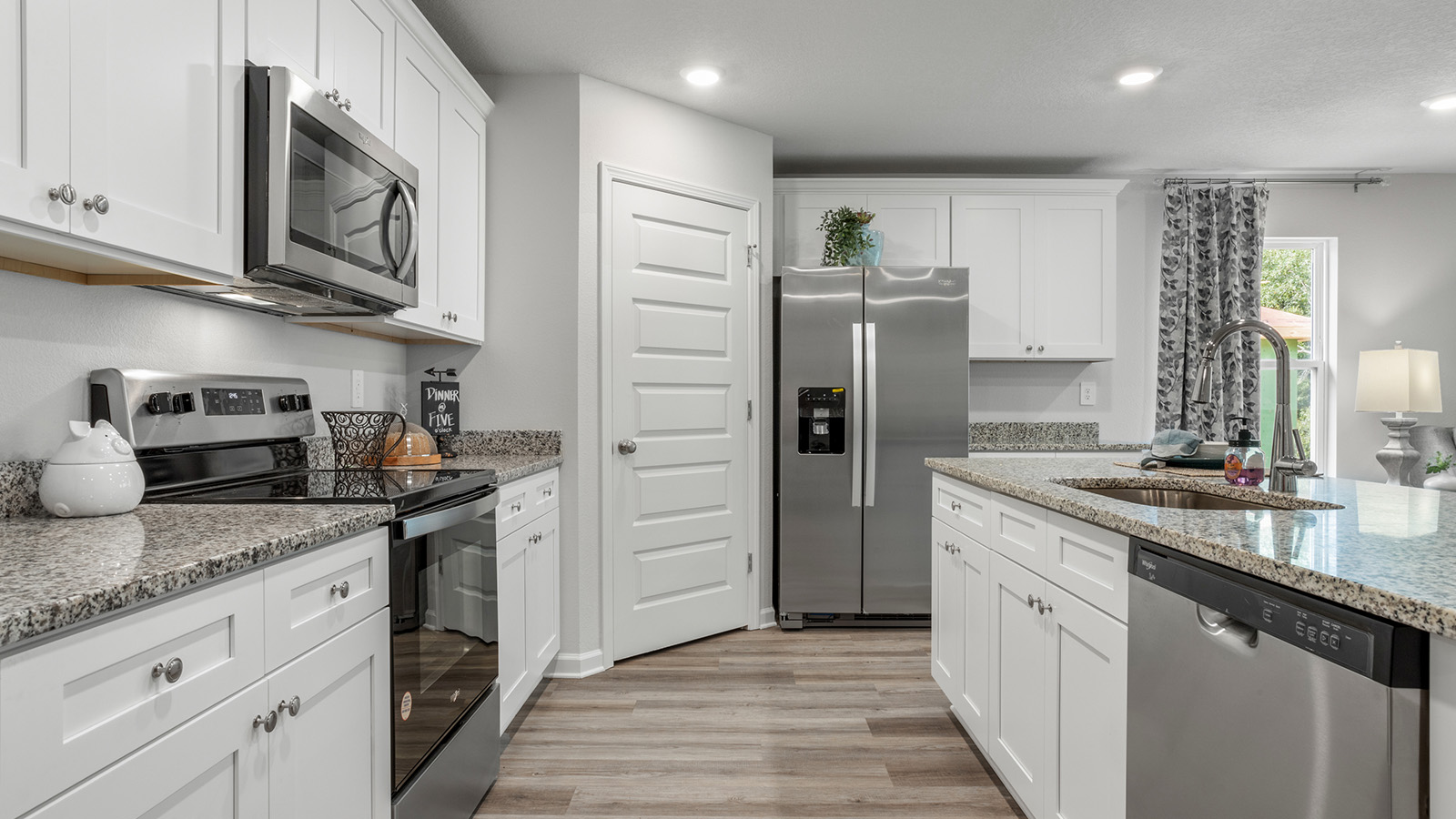 Spacious kitchen area