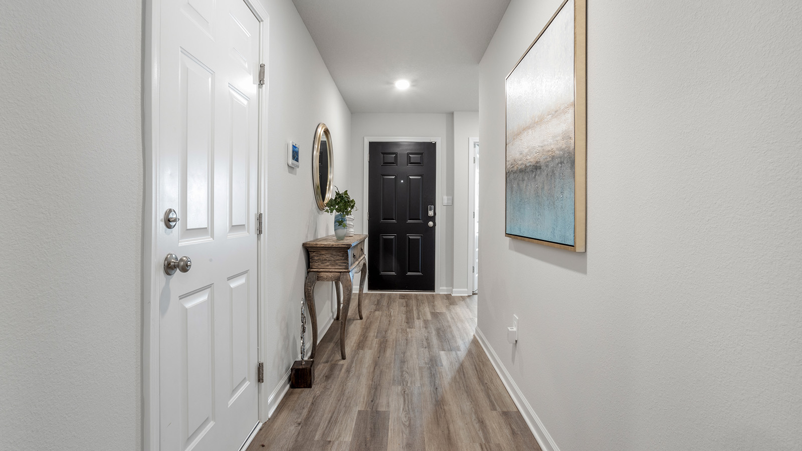 Sleek and spacious entry into home