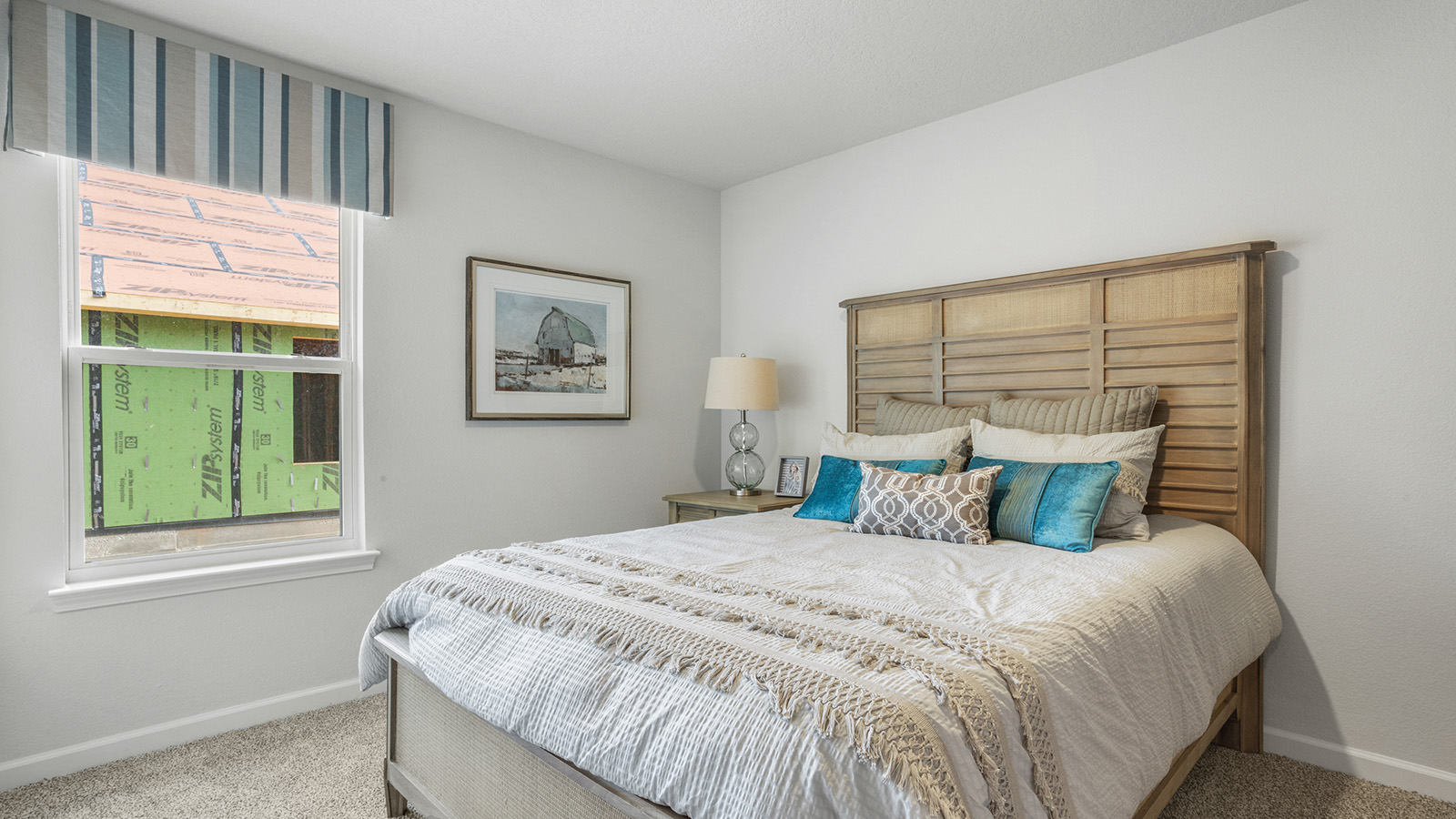 Bright and airy bedroom
