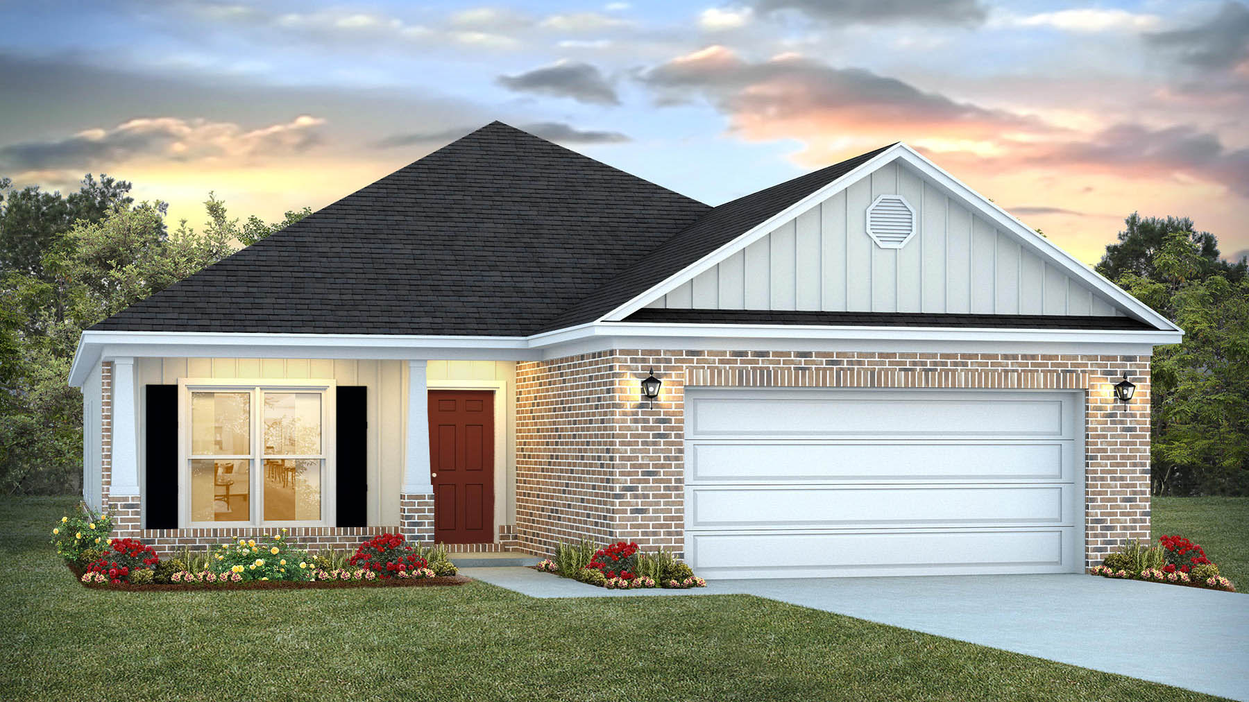 The Isabella B11 front elevation in River Hills.