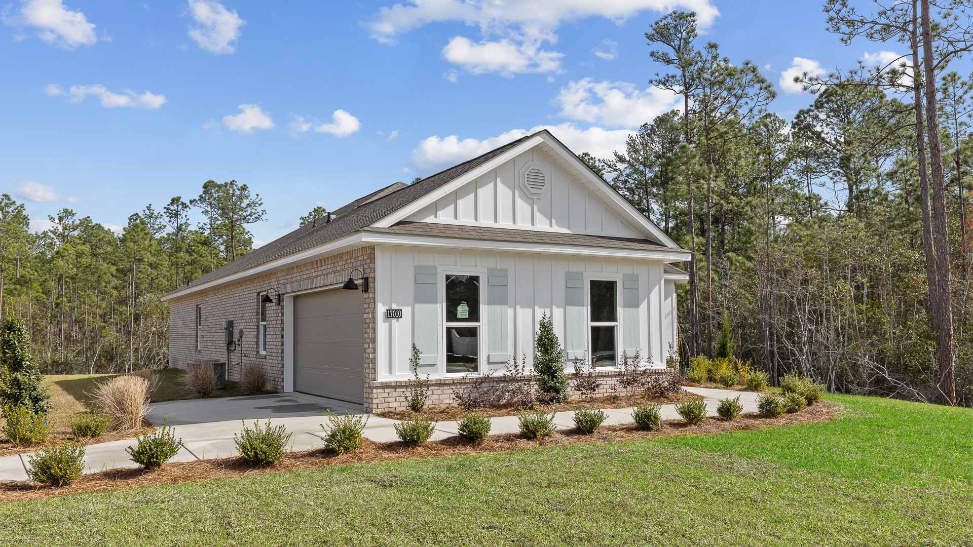 The Isabella with side entry garage.