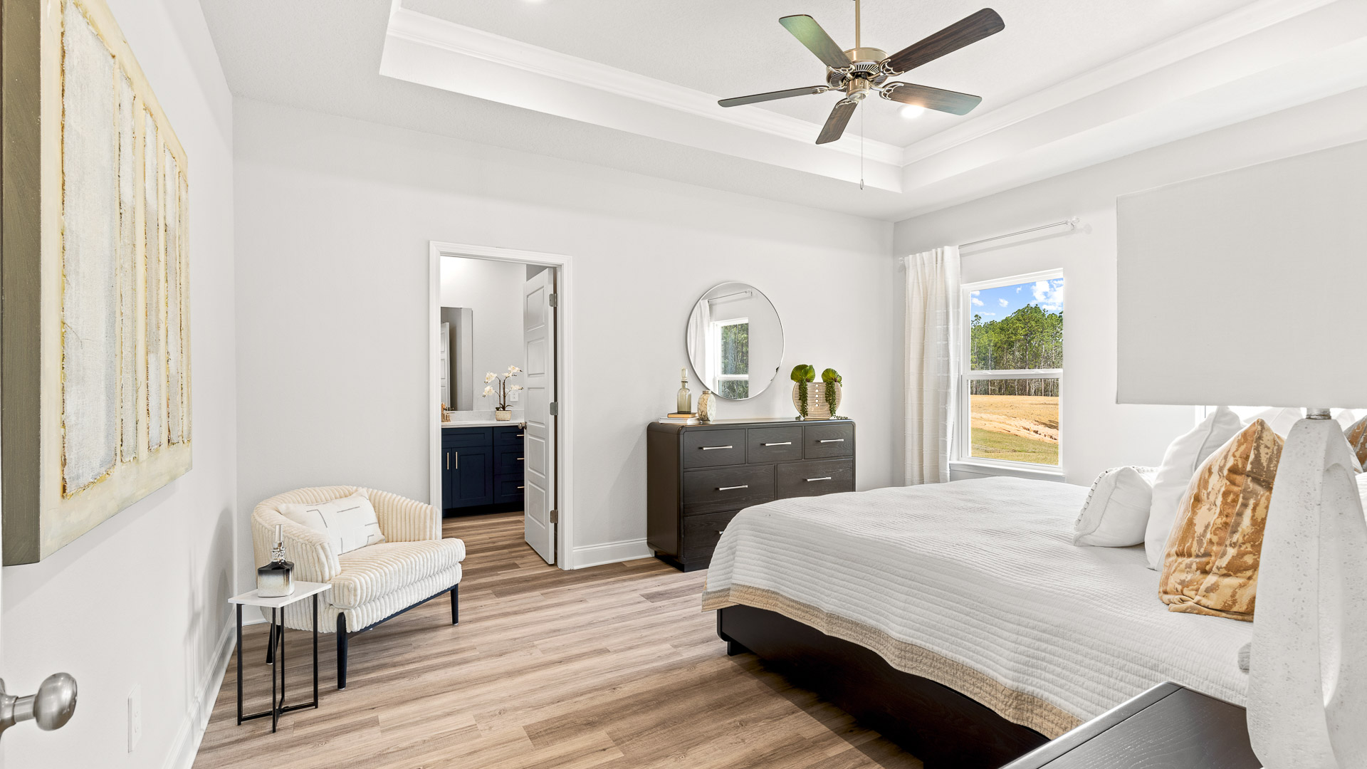 Owner's retreat in an Isabella floor plan in Biloxi, MS.