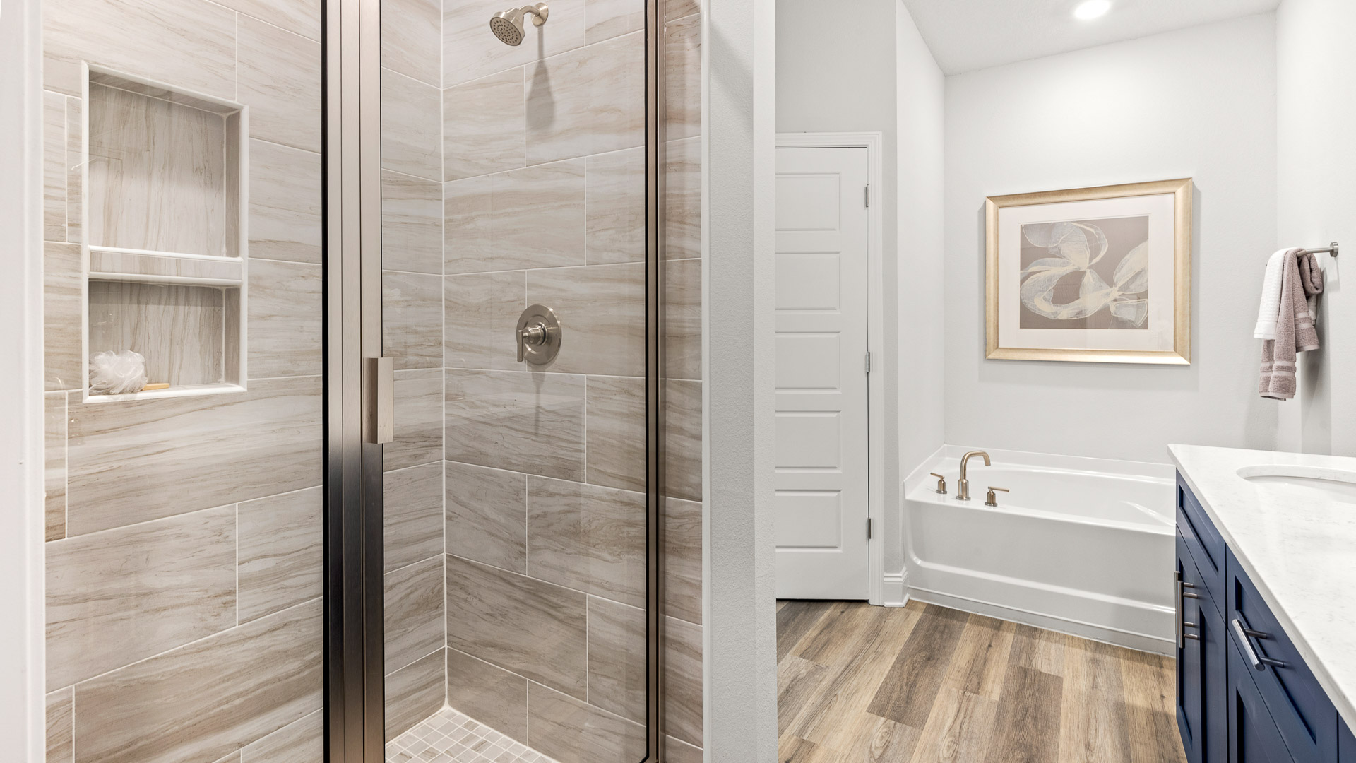 Primary bathroom with shower