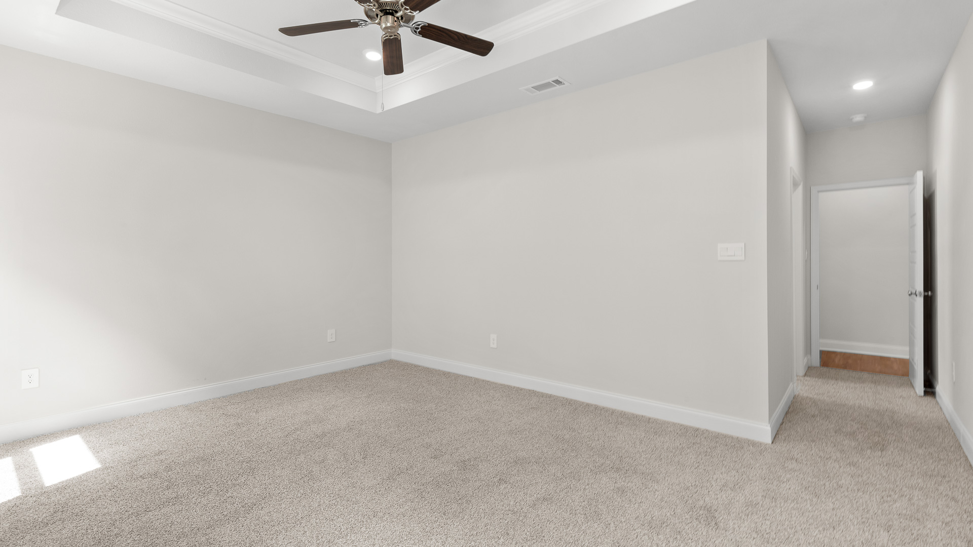 Luxurious primary bedroom