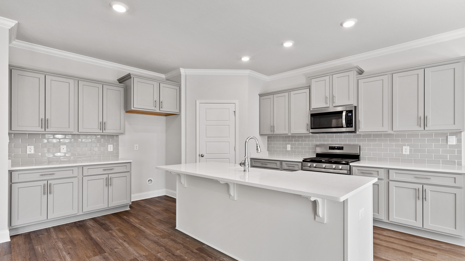 Luxurious and sleek kitchen