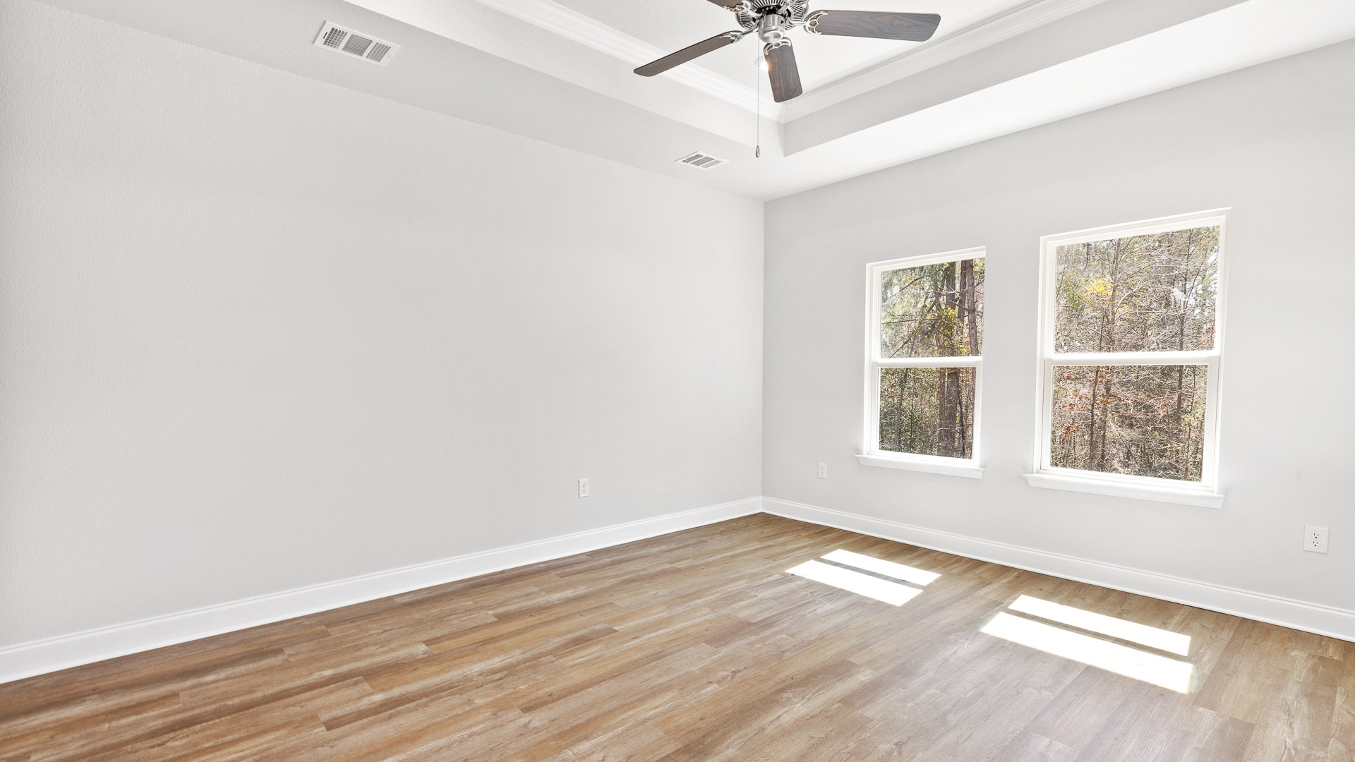 Luxurious and spacious primary bathroom
