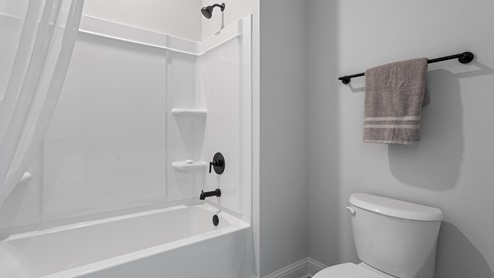 Additional bathroom inside the Camden.