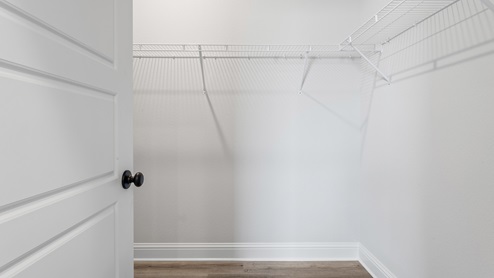 Spacious closet.