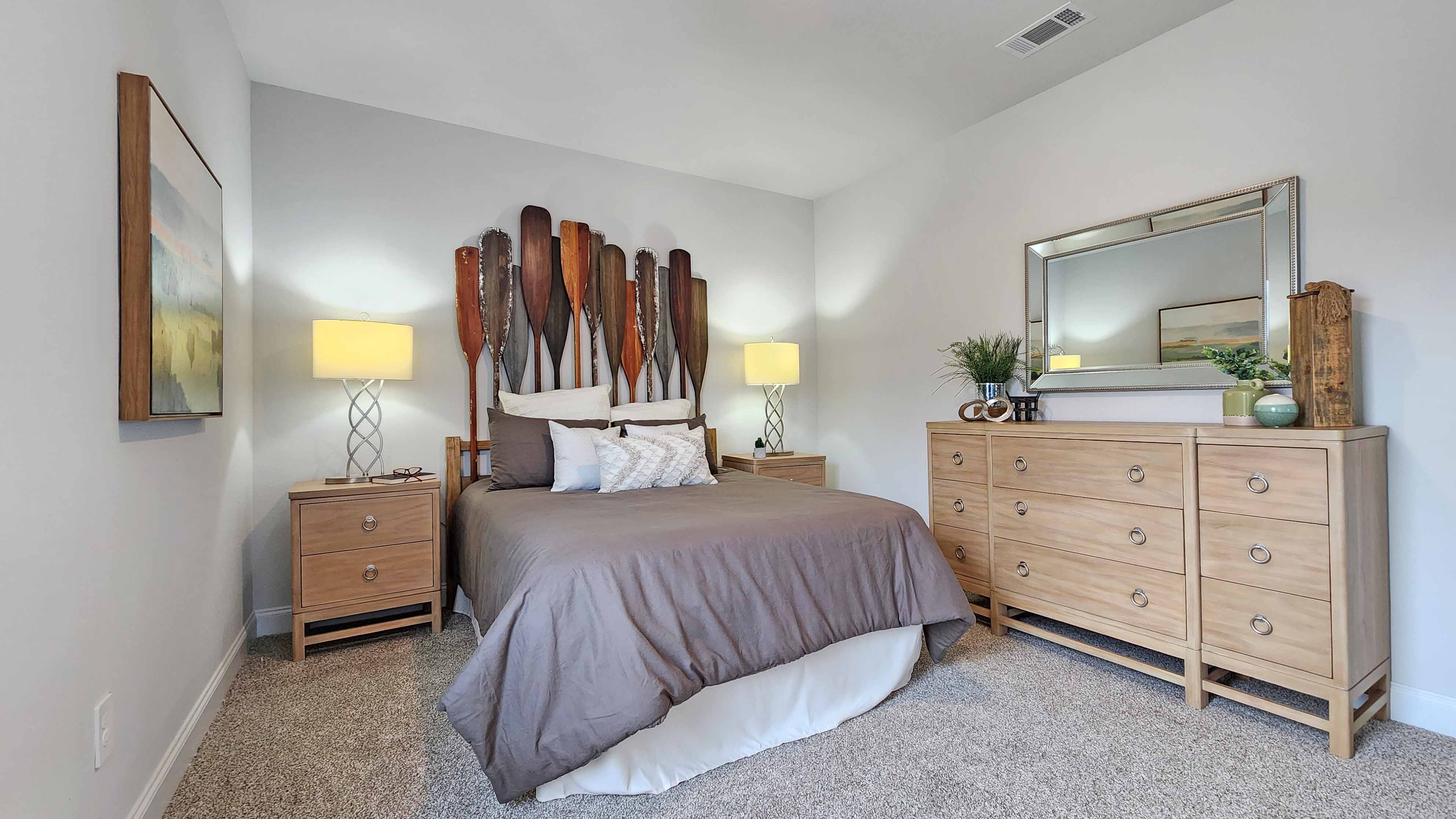 The McKenzie guest bedroom at River Hills.