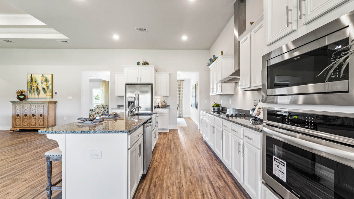 The Kingston kitchen area in River Hills.