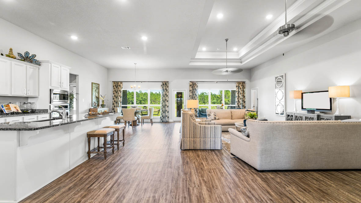 The Kingston kitchen area in River Hills.