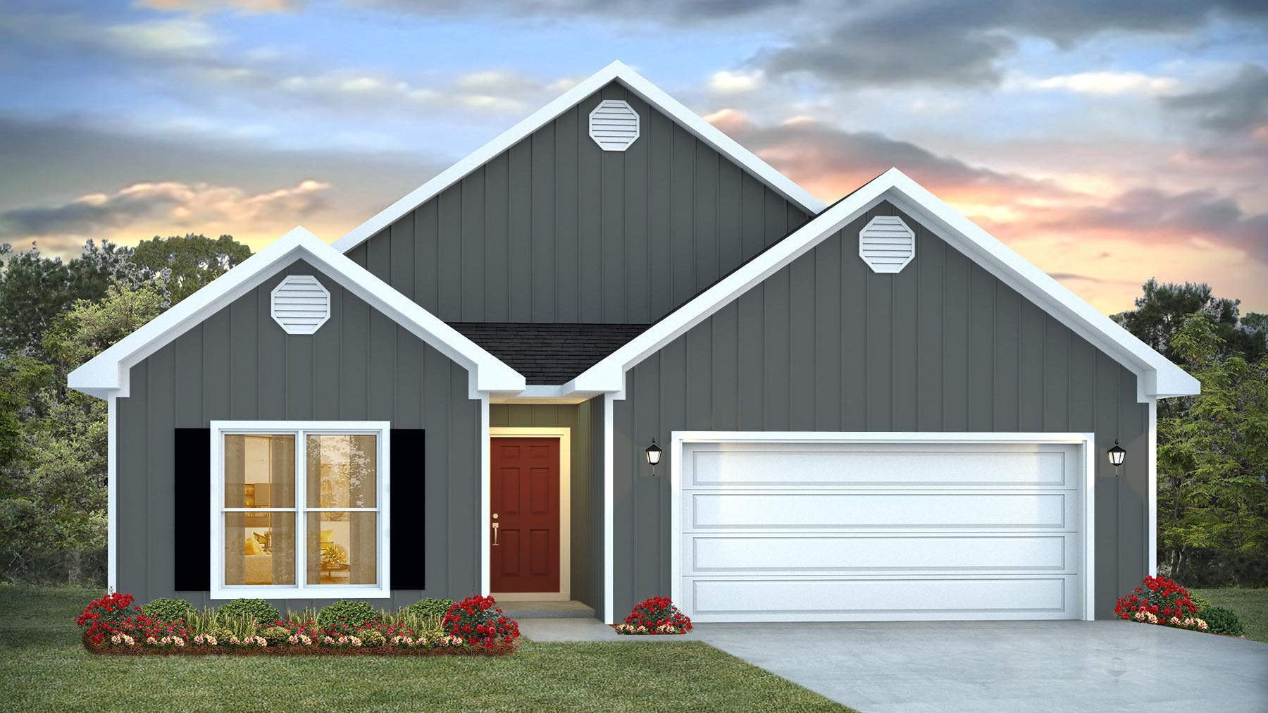 The Delray A8 Front Entry