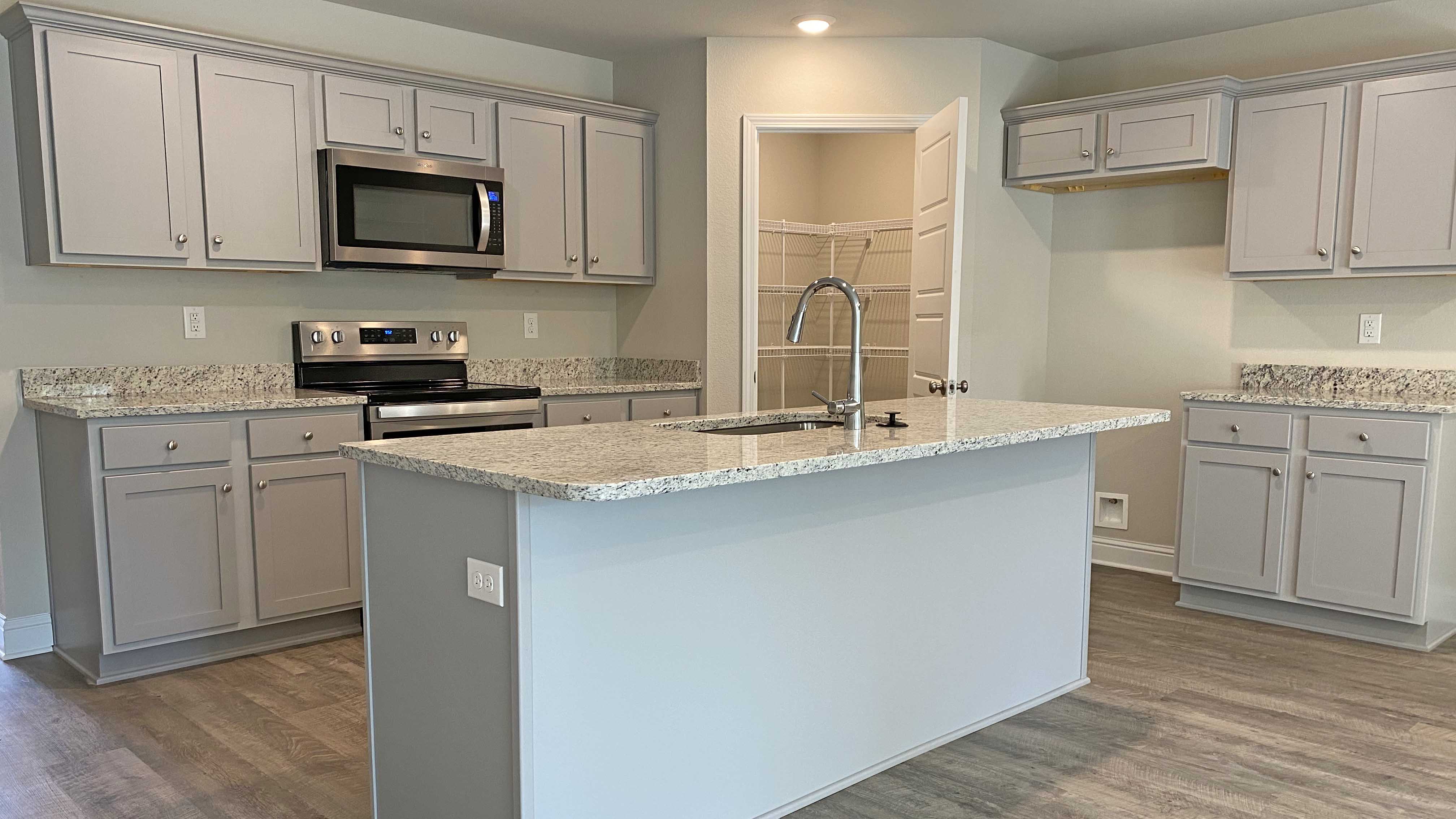 Kitchen inside the Cali