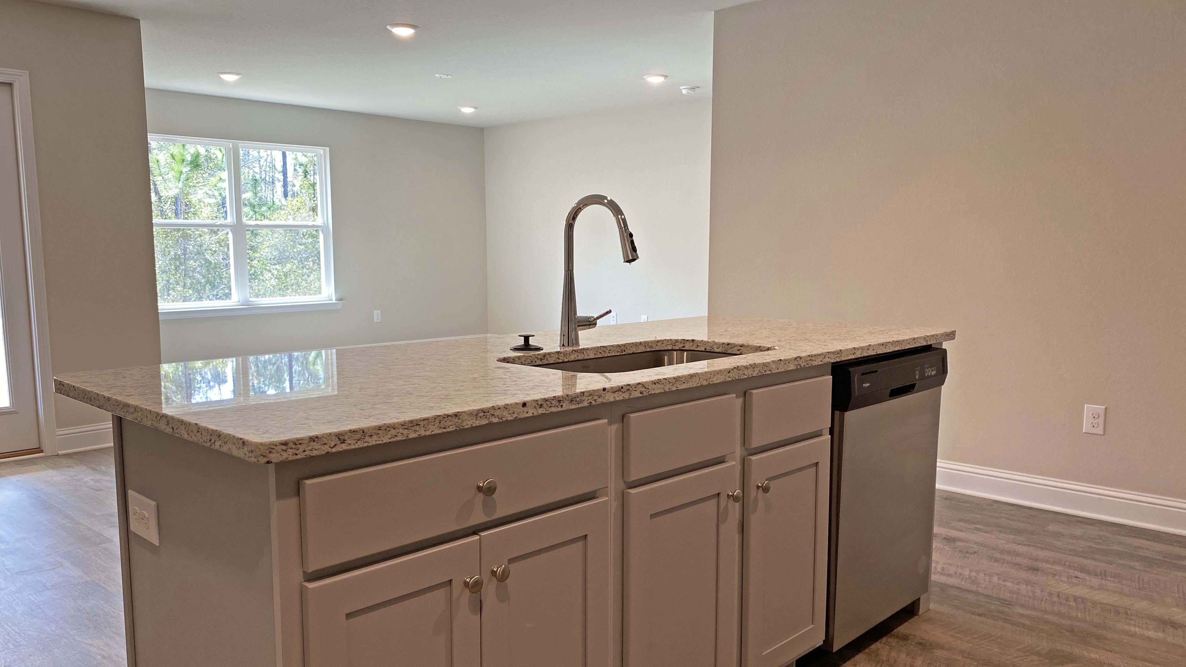 Open floor layout inside the Cali