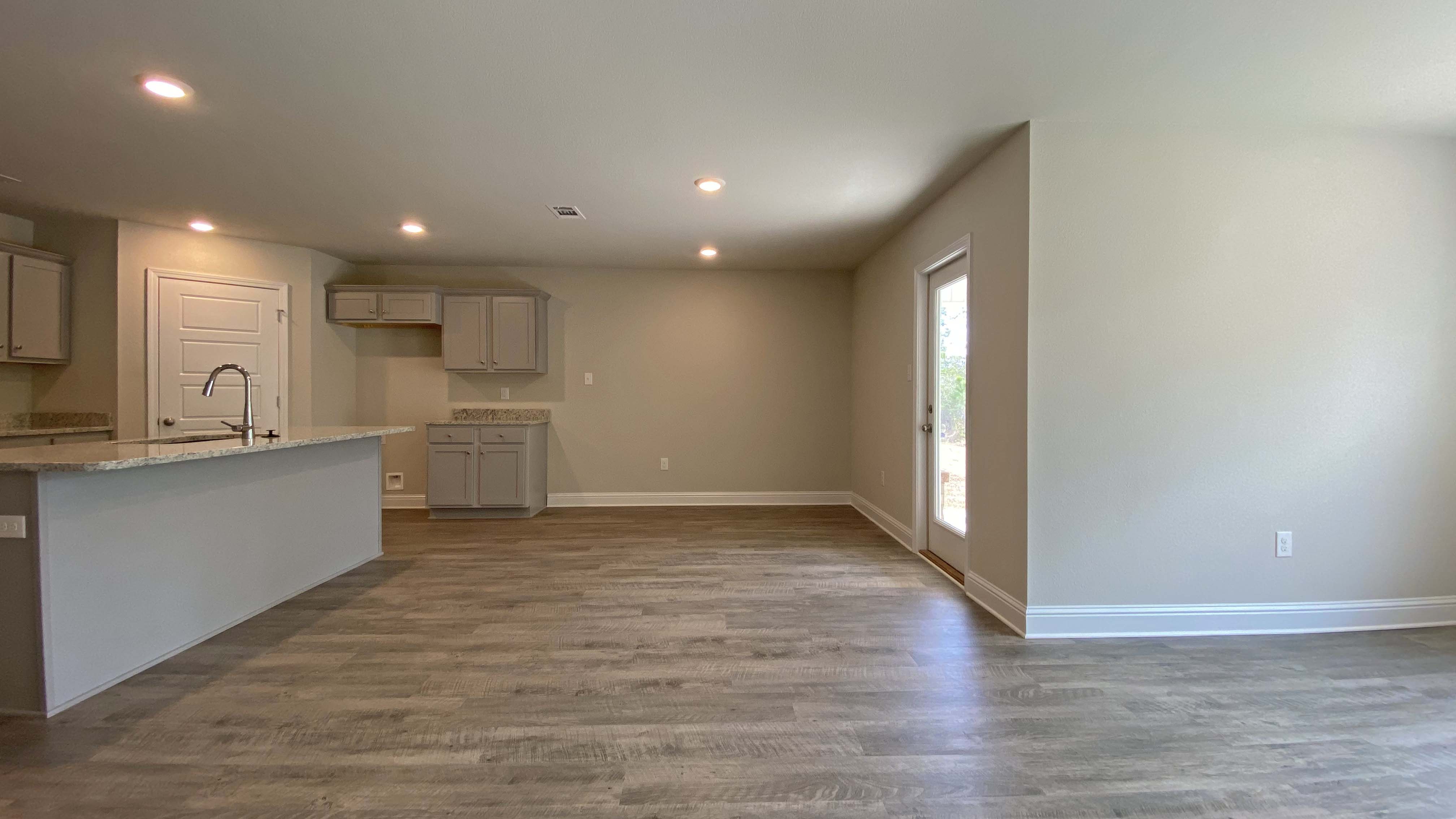 Spacious main area inside the Cali