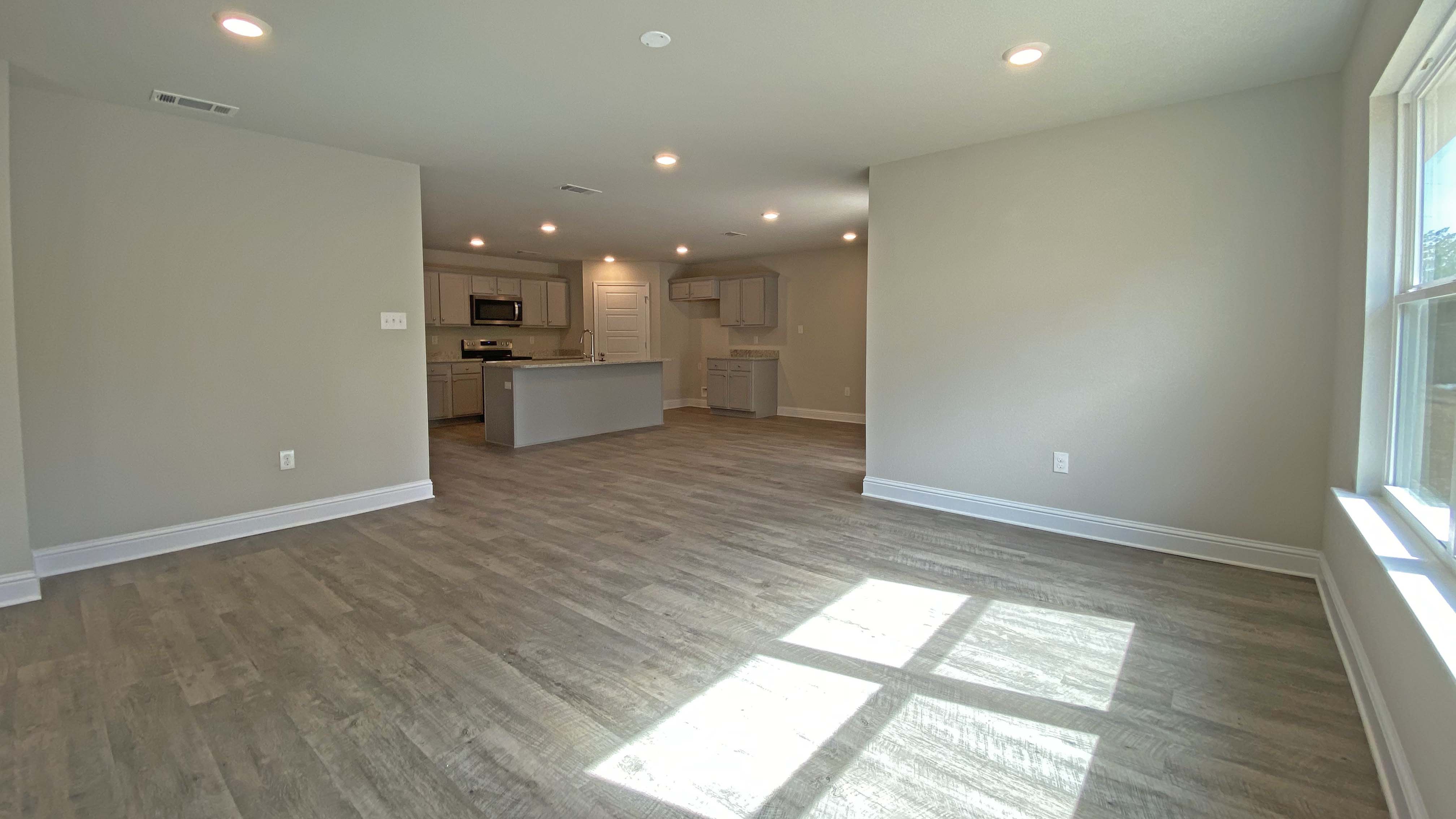 Bright and airy main area inside the Cali