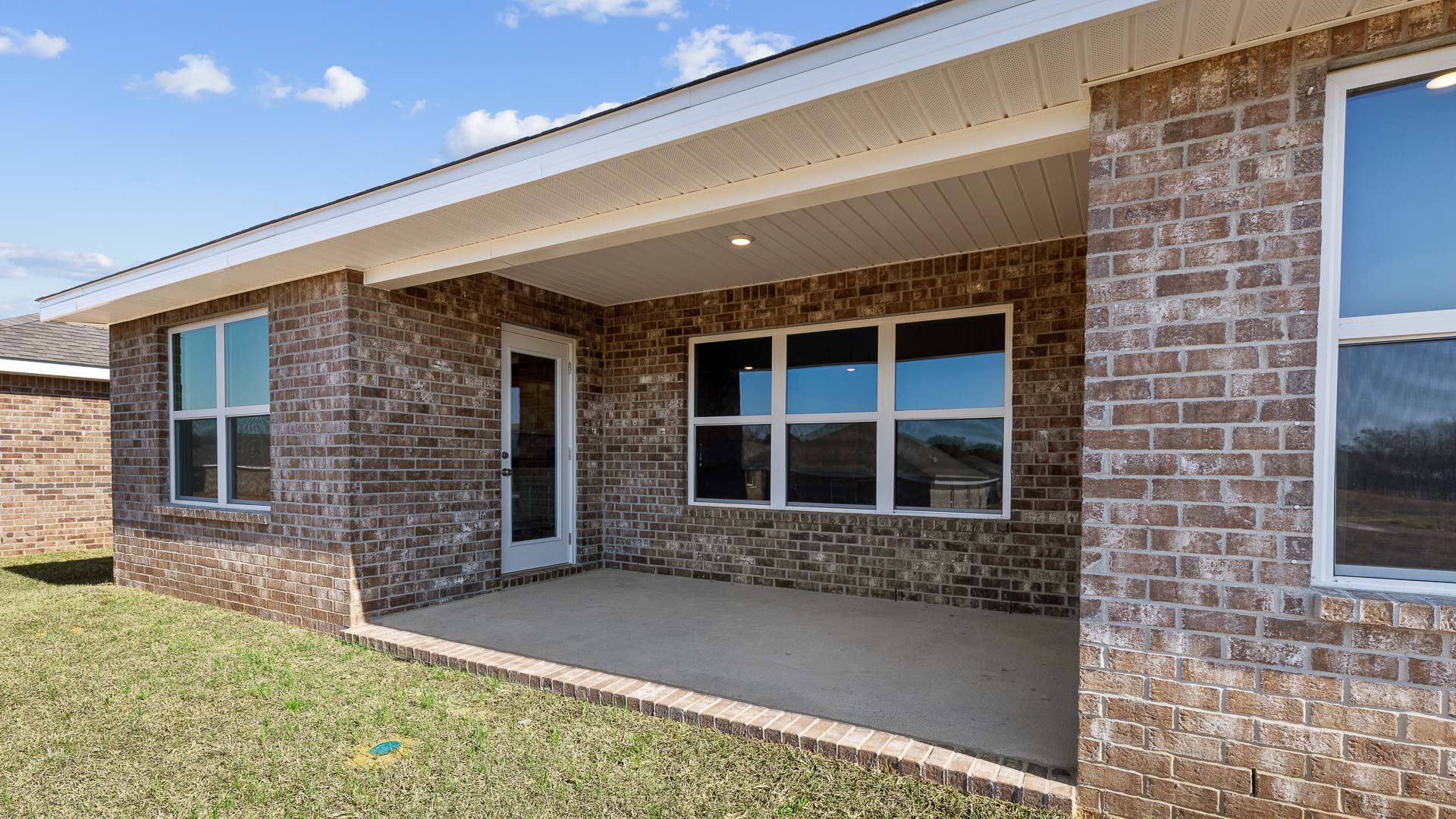 Back patio space attached to the Booth