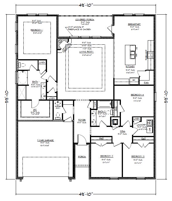 The Victoria floor plan by D.R. Horton.