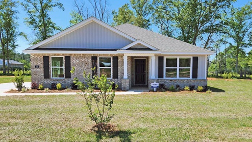Kings Crossing model home in the Aria floorplan.