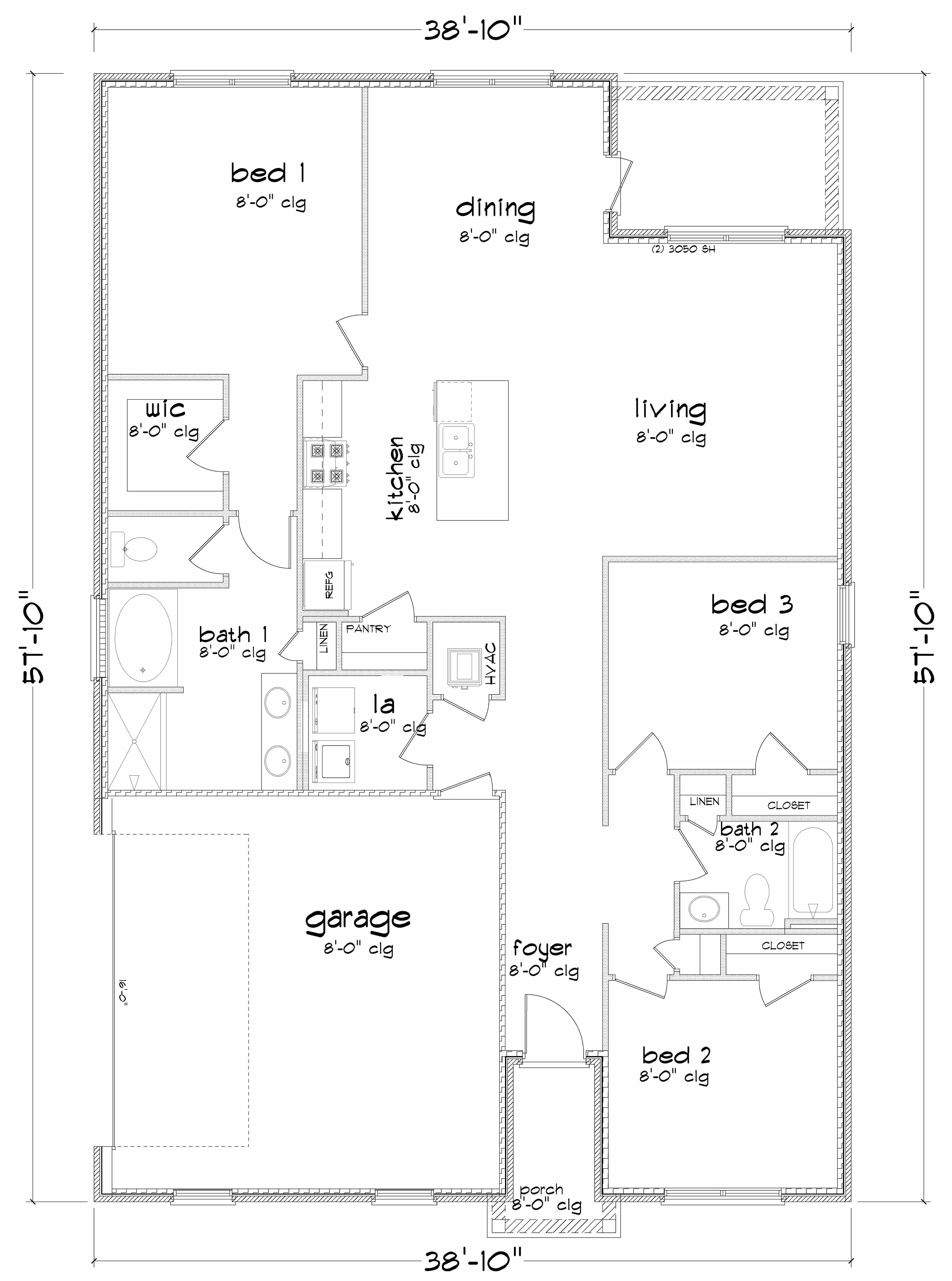The Aria A Side Entry Floor plan