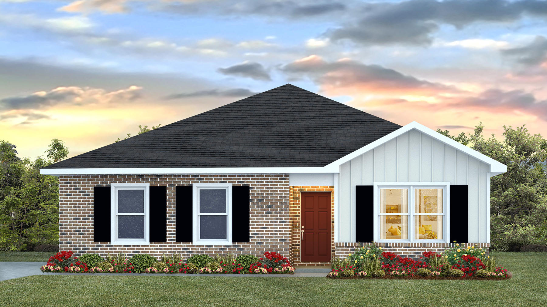 The Aldridge A11 Side Entry Elevation